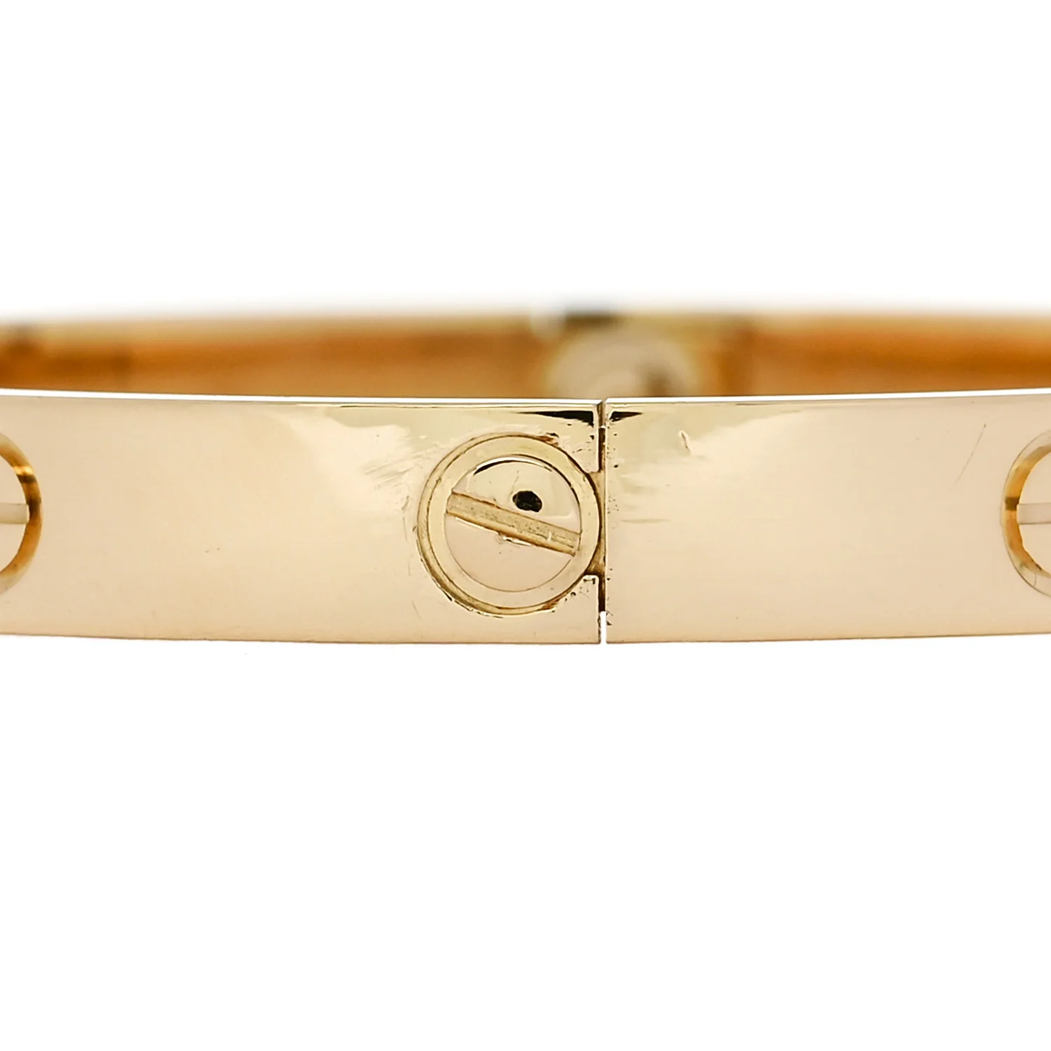 18K Yellow Gold LOVE Bracelet 17 - Image 5