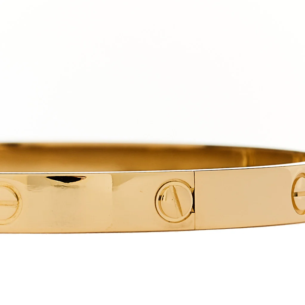 18K Yellow Gold LOVE Bracelet 21 - Image 3