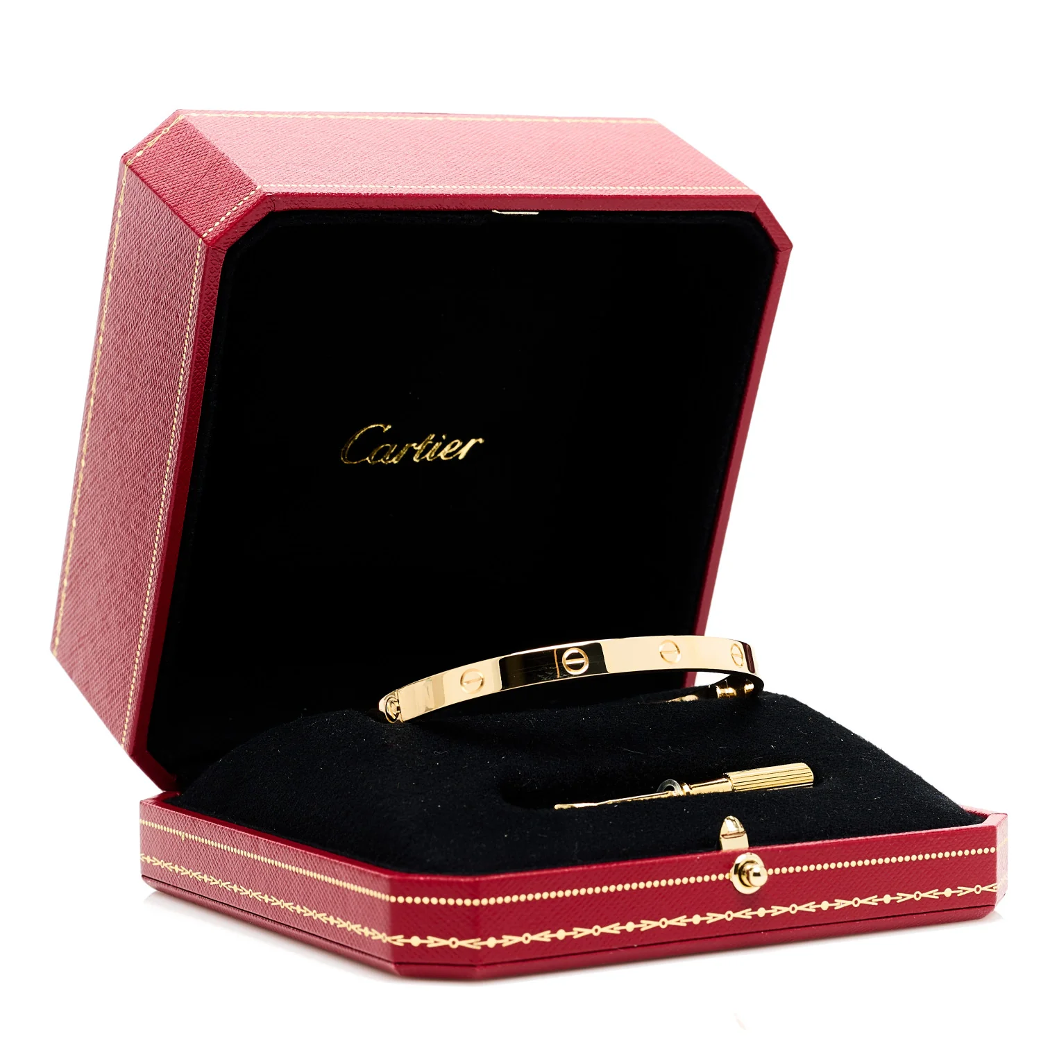18K Yellow Gold LOVE Bracelet 21 - Image 8