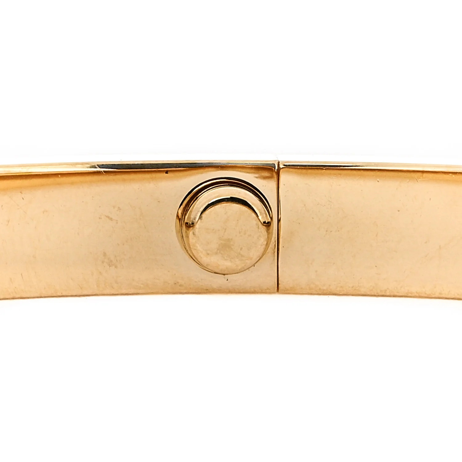 18K Yellow Gold Medium LOVE Bracelet 18 - Image 6