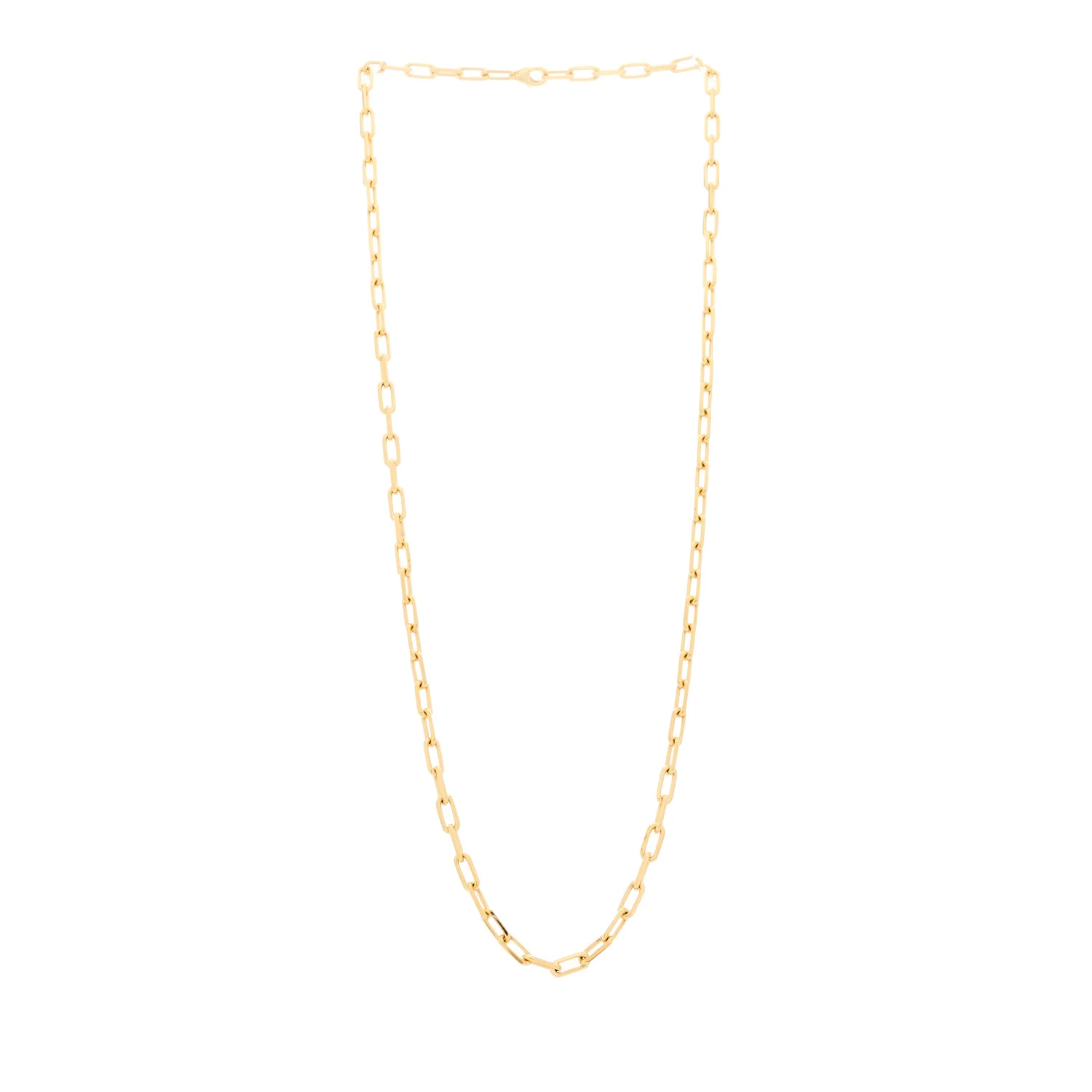 18K Yellow Gold SM Santos De Cartier Link Necklace - Image 3
