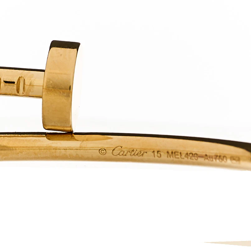 18K Yellow Gold Small Juste Un Clou Bracelet 15 - Image 4
