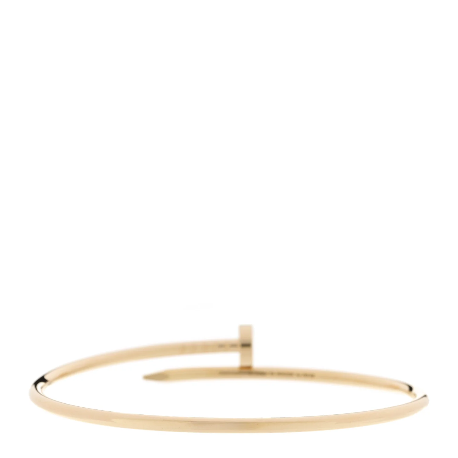 18K Yellow Gold Small Juste Un Clou Bracelet 18 - Image 2