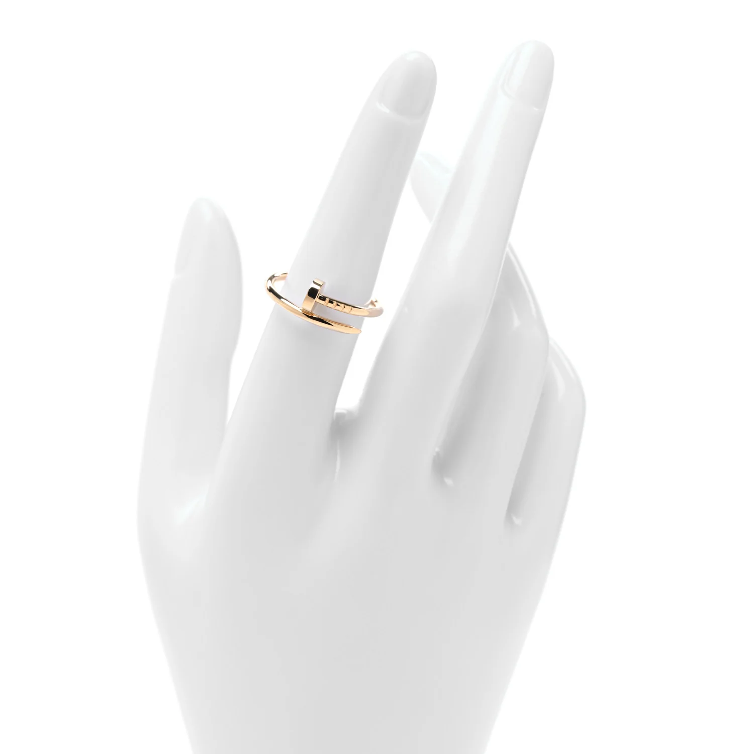 18K Yellow Gold Small Juste Un Clou Ring - Image 2