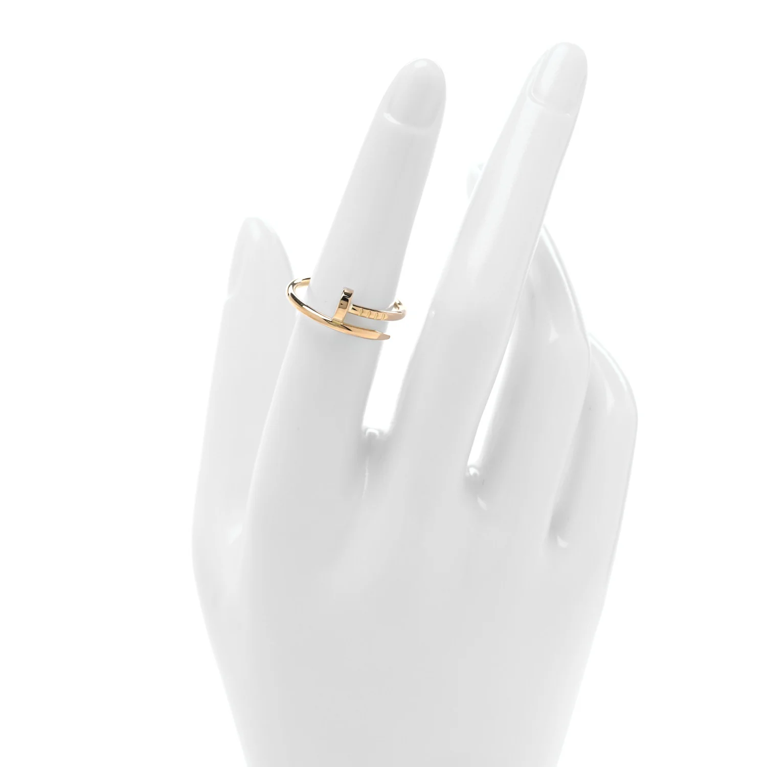 18K Yellow Gold Small Juste Un Clou Ring 52 6 - Image 2
