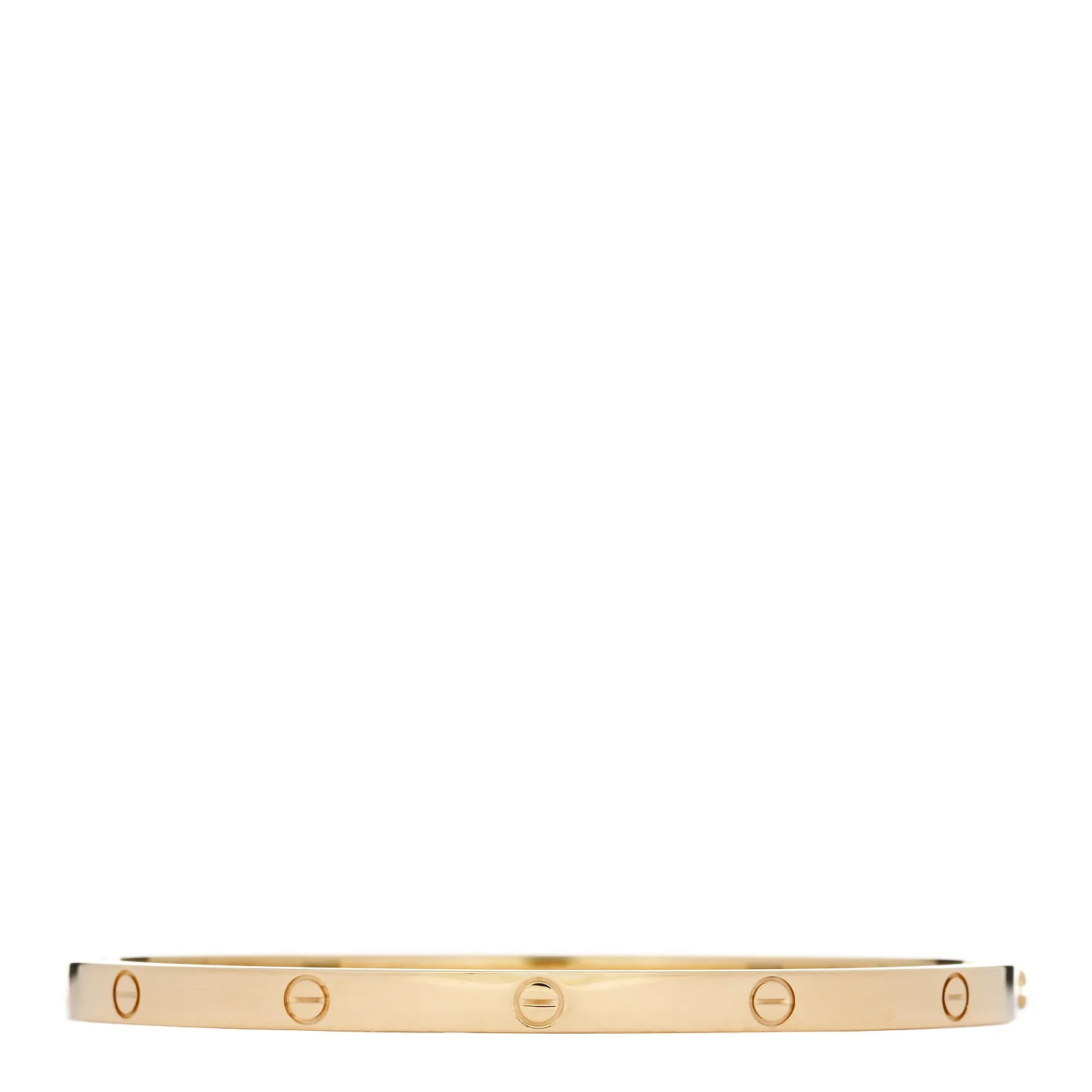 18K Yellow Gold Small LOVE Bracelet 16