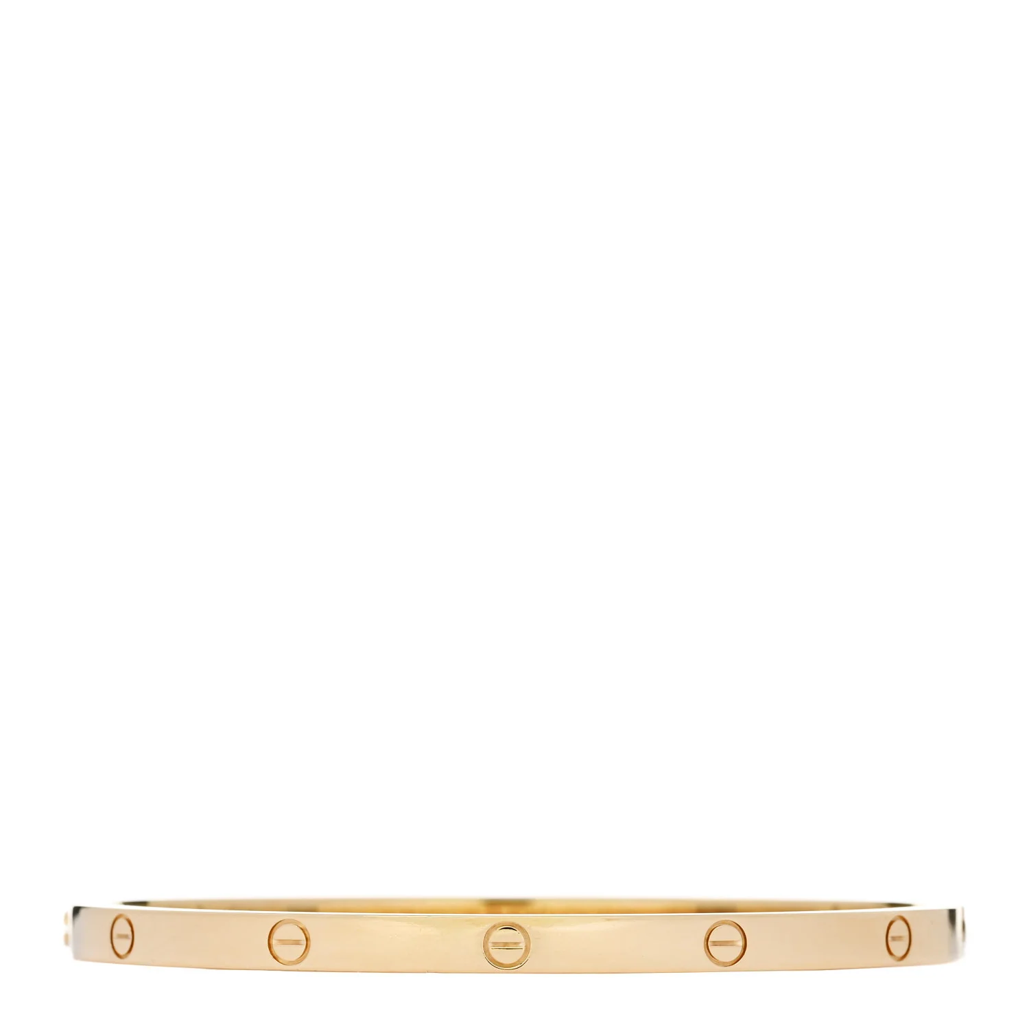 18K Yellow Gold Small LOVE Bracelet 16 - Image 2