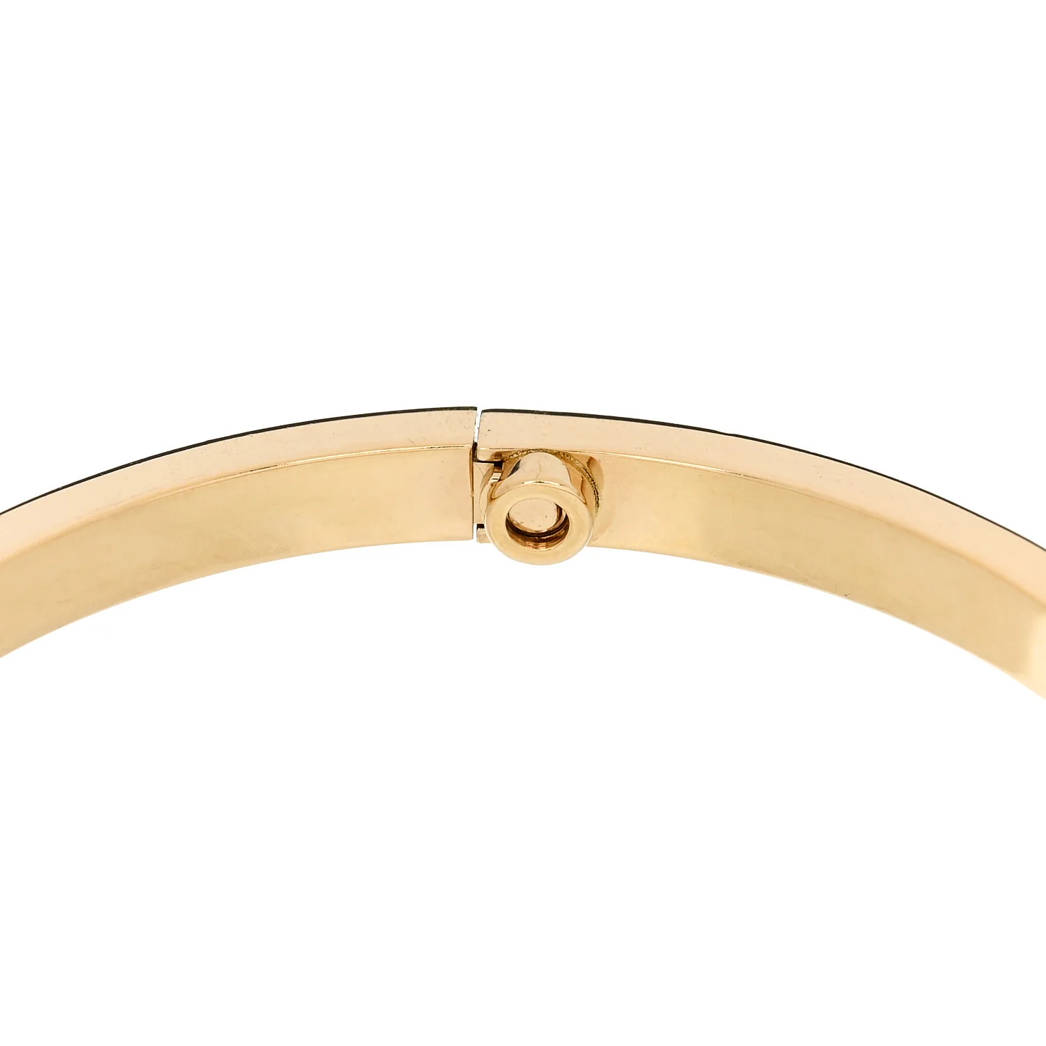 18K Yellow Gold Small LOVE Bracelet 16 - Image 7