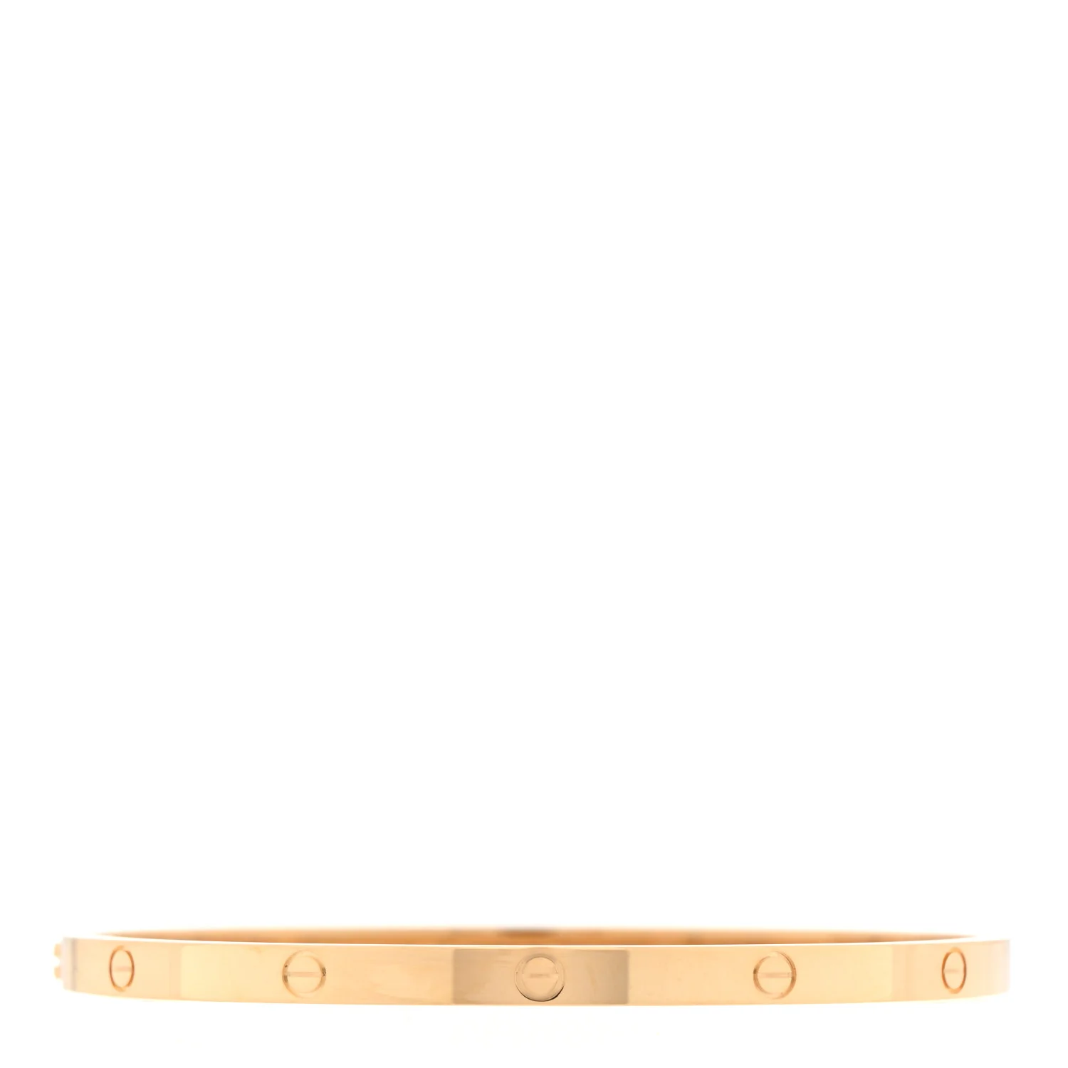 18K Yellow Gold Small LOVE Bracelet 17