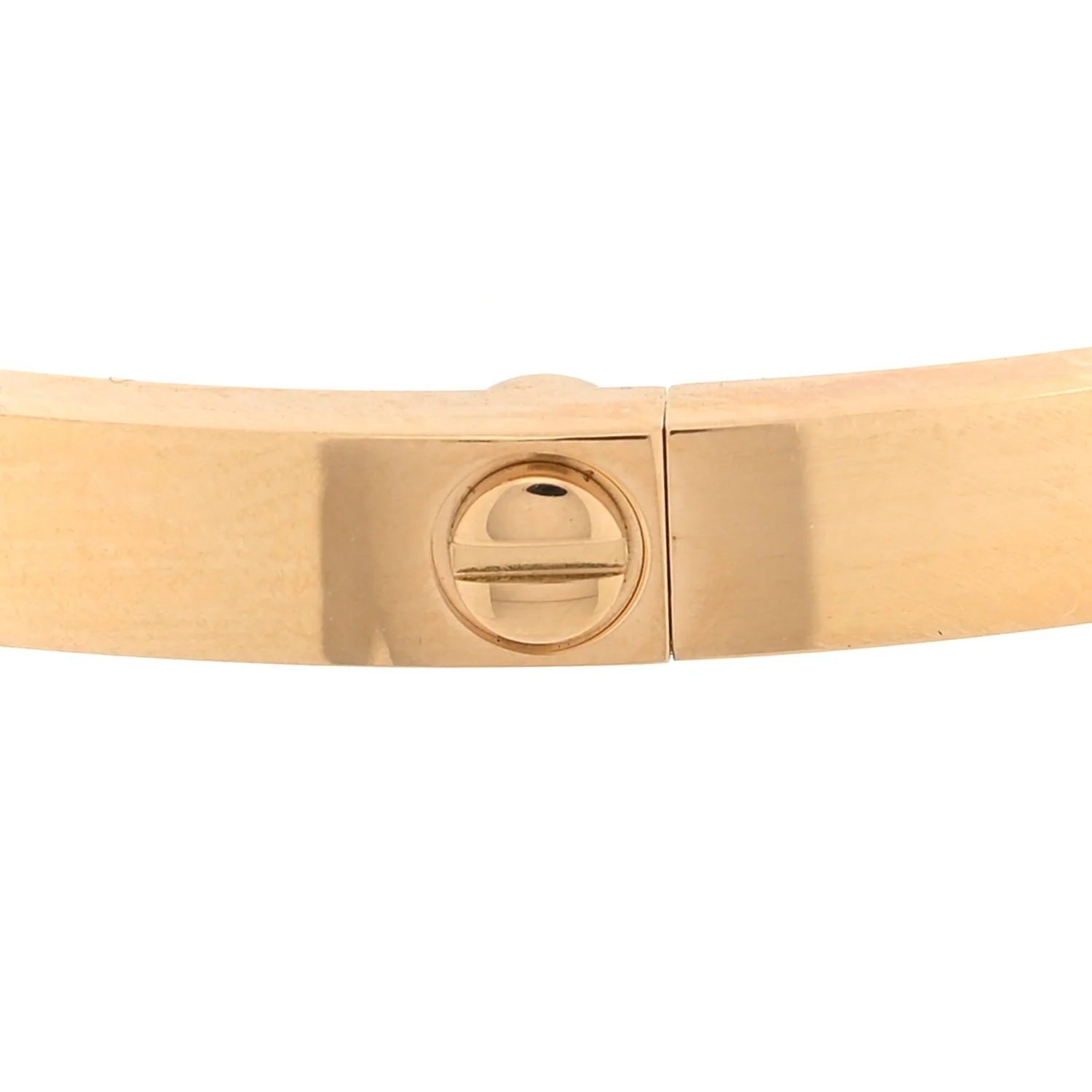 18K Yellow Gold Small LOVE Bracelet 17 - Image 5