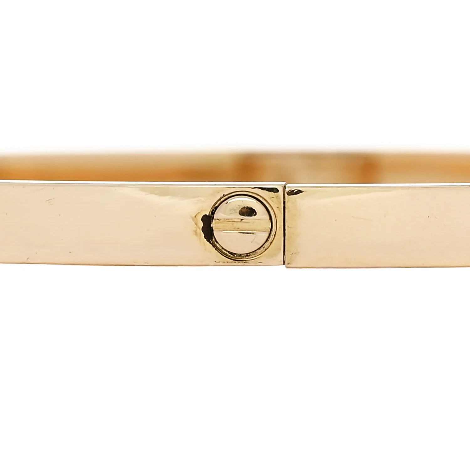 18K Yellow Gold Small LOVE Bracelet 17 - Image 3