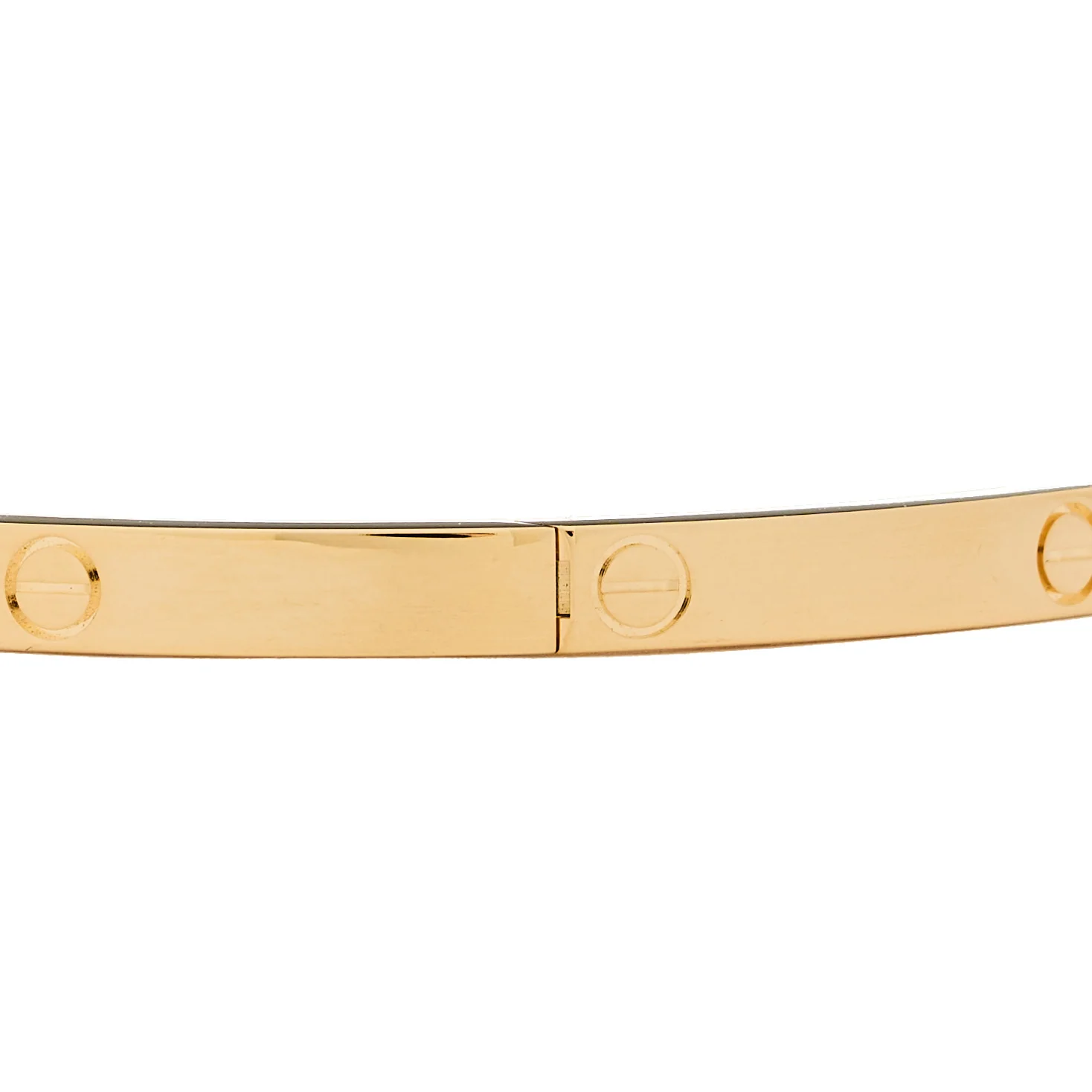 18K Yellow Gold Small LOVE Bracelet 18 - Image 6