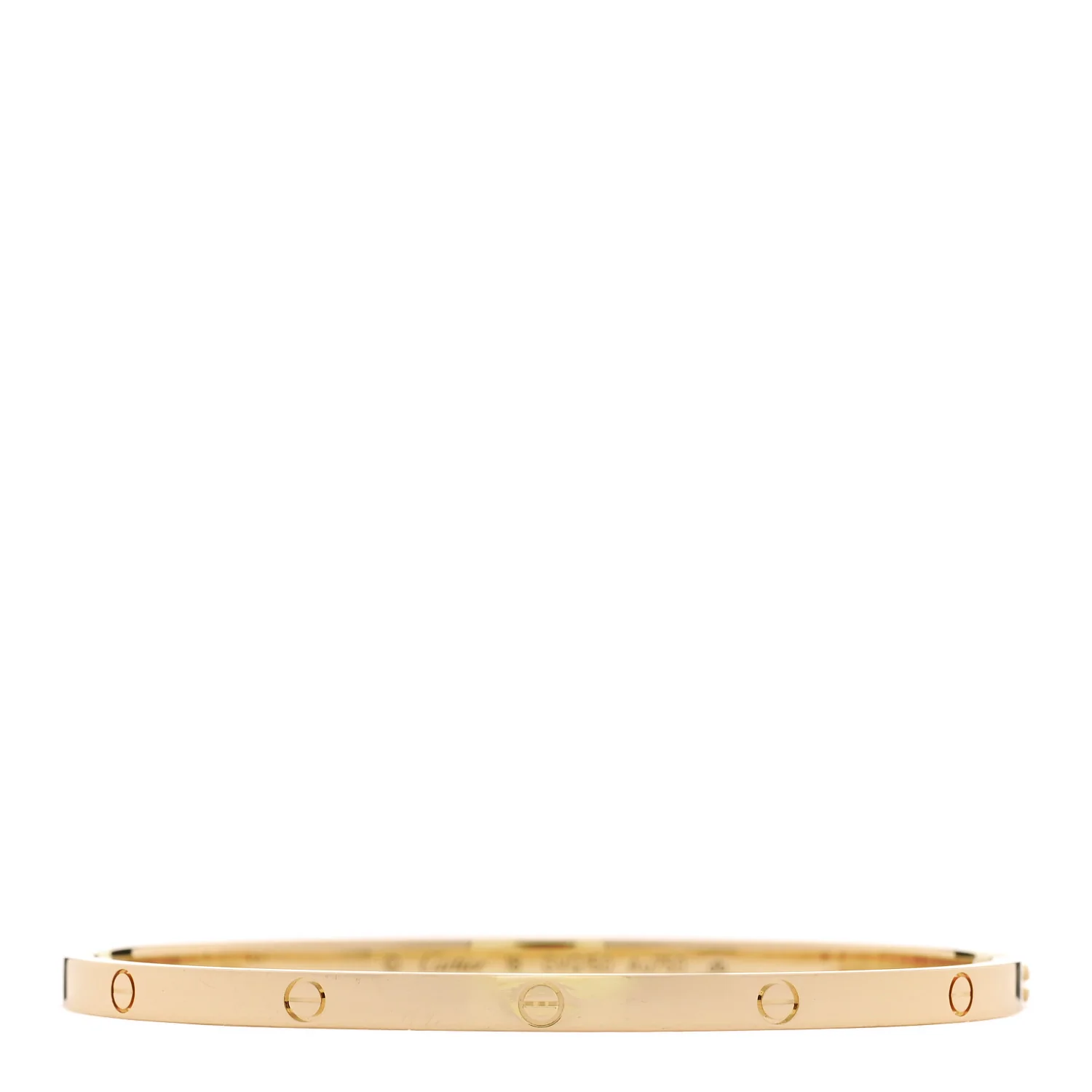 18K Yellow Gold Small LOVE Bracelet 18