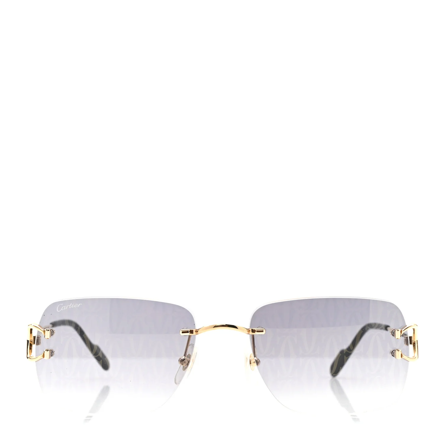 Metal C Decor Motif Sunglasses CT0330S Gold