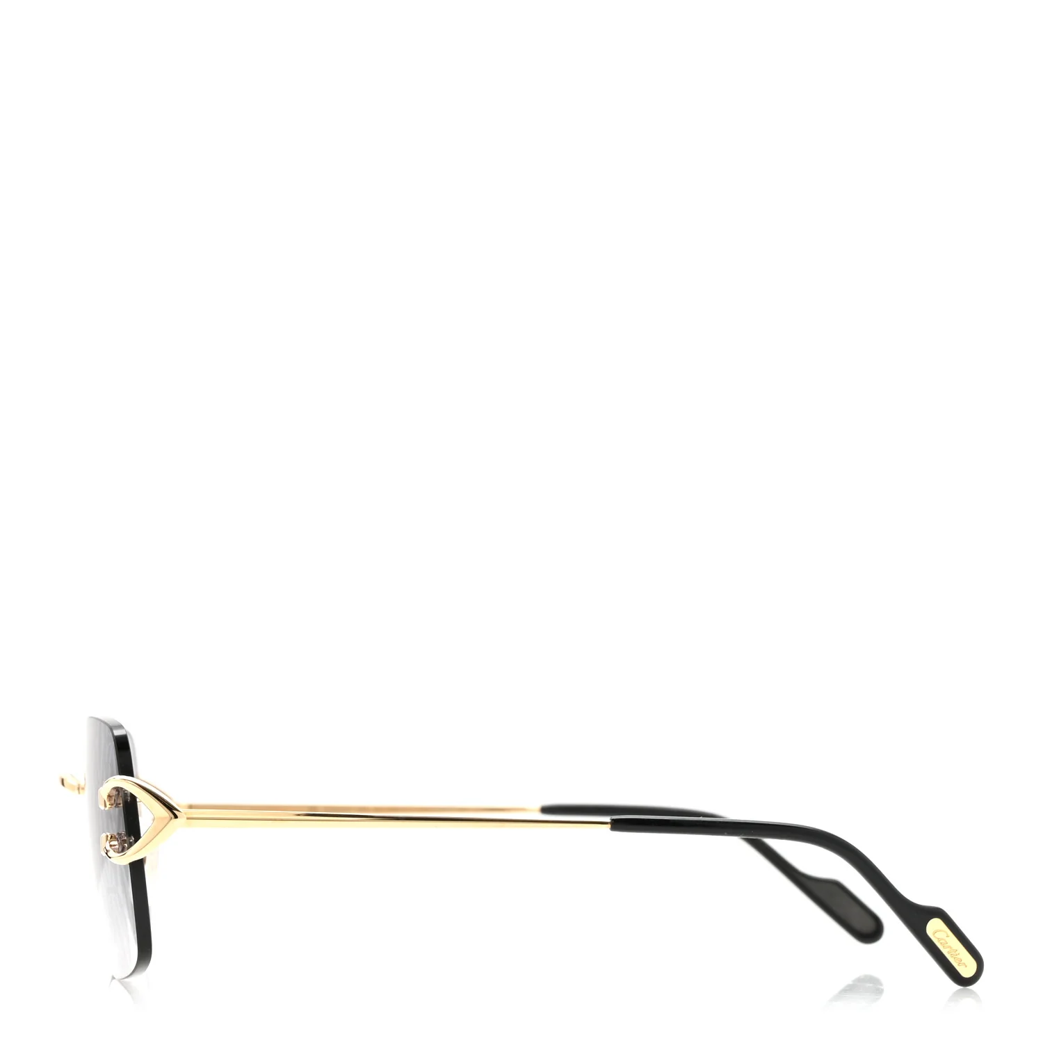Metal C Decor Motif Sunglasses CT0330S Gold - Image 2