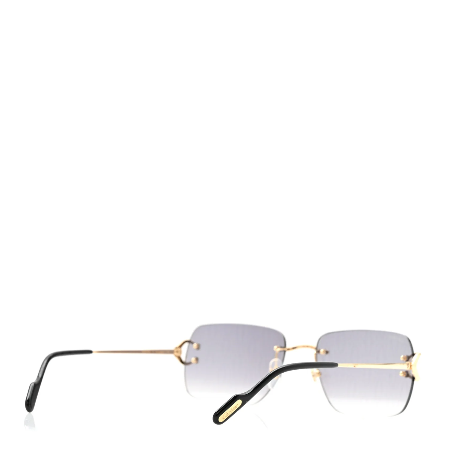 Metal C Decor Motif Sunglasses CT0330S Gold - Image 3