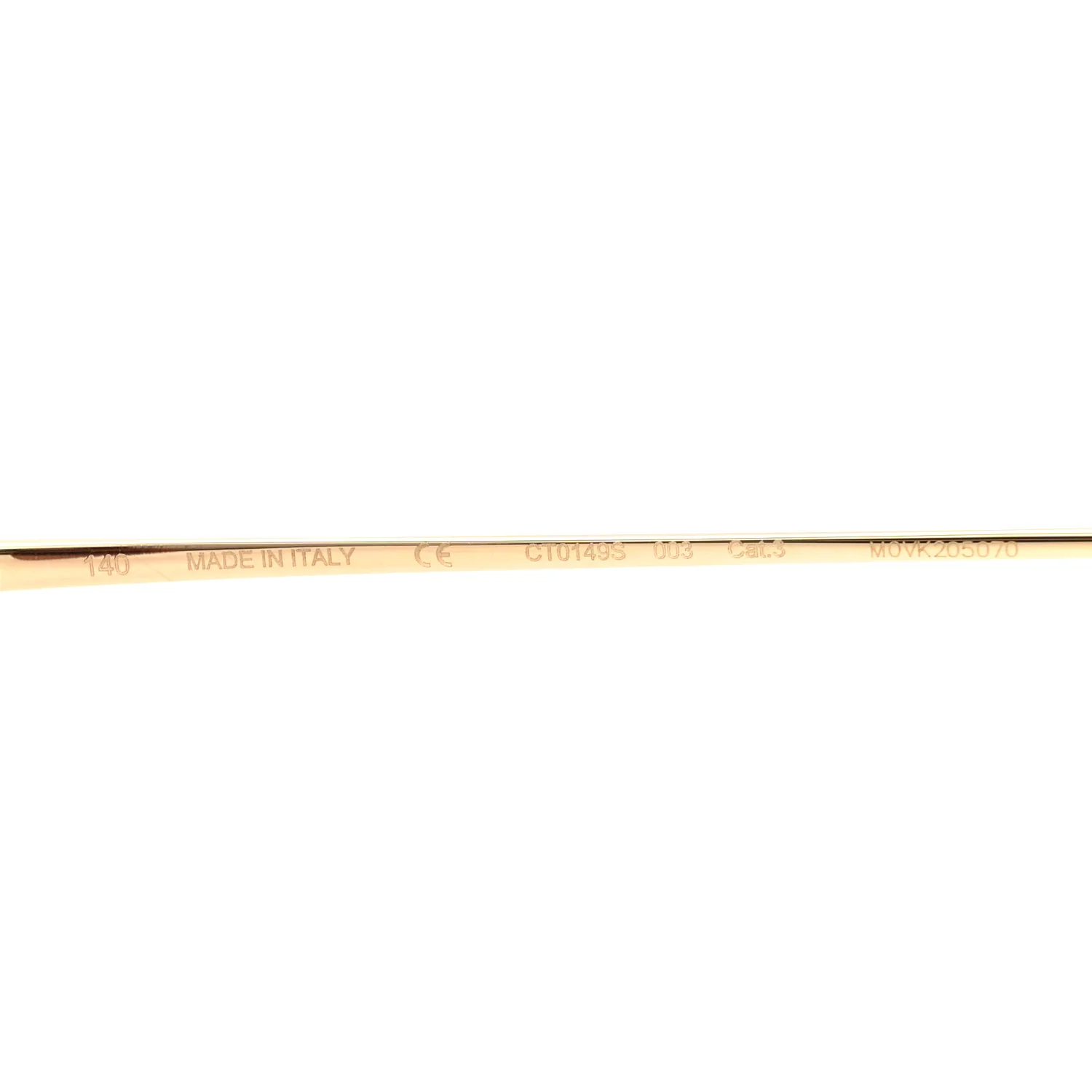 Panthere De Cartier Round Sunglasses CT0149S Gold Pink - Image 6