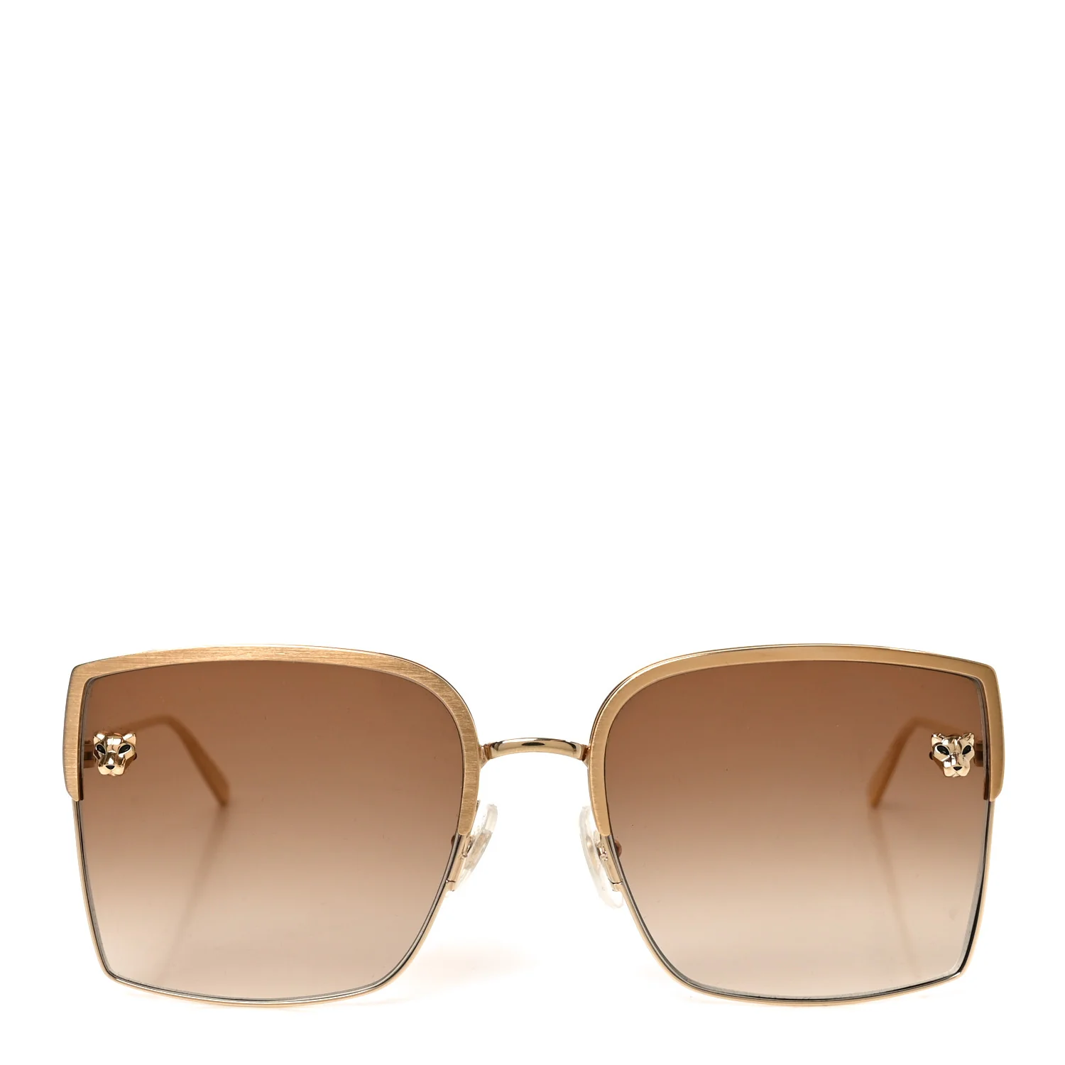 Panthere De Cartier Square Sunglasses CT0199S Gold - Image 2