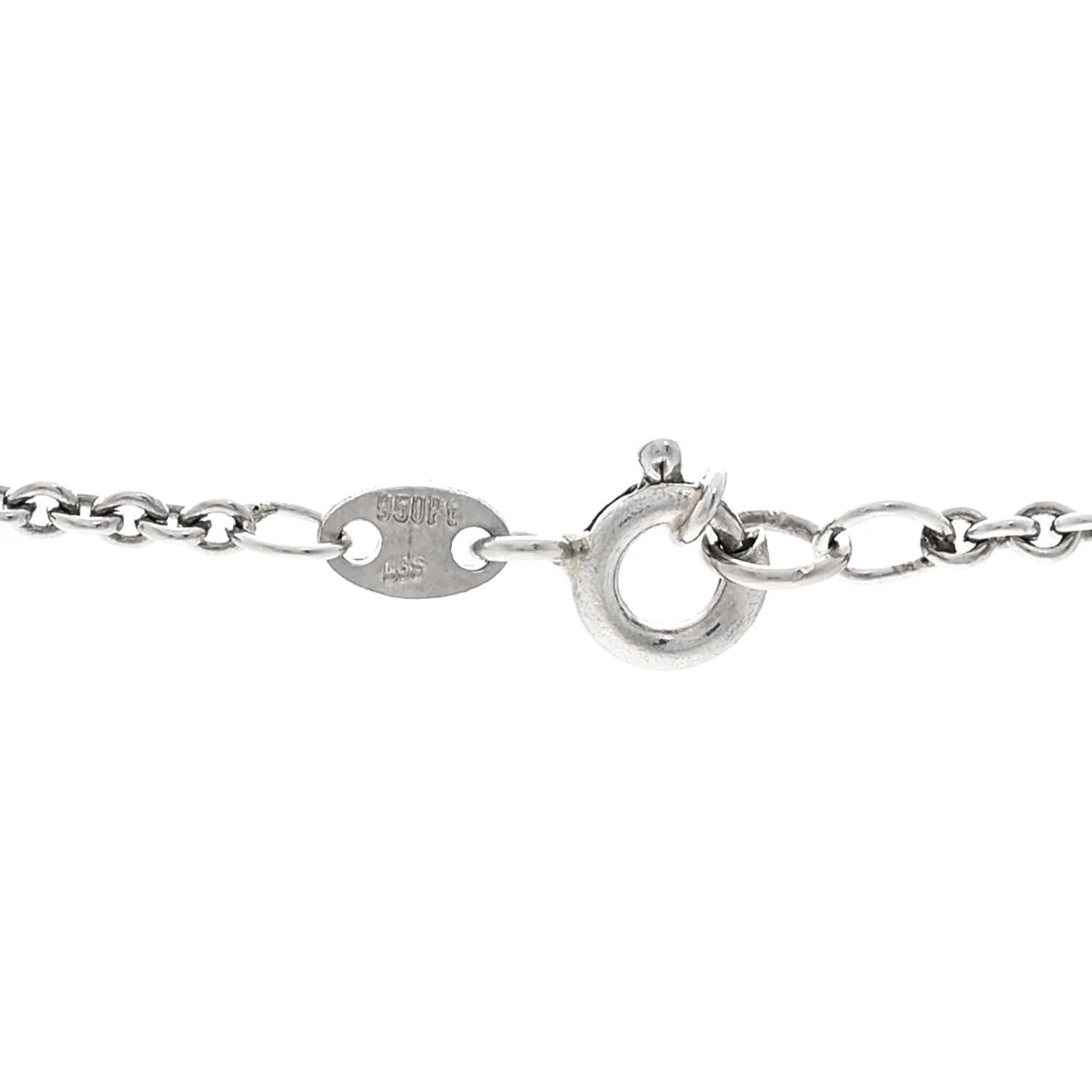 Platinum Ruby Cross Pendant Necklace - Image 5