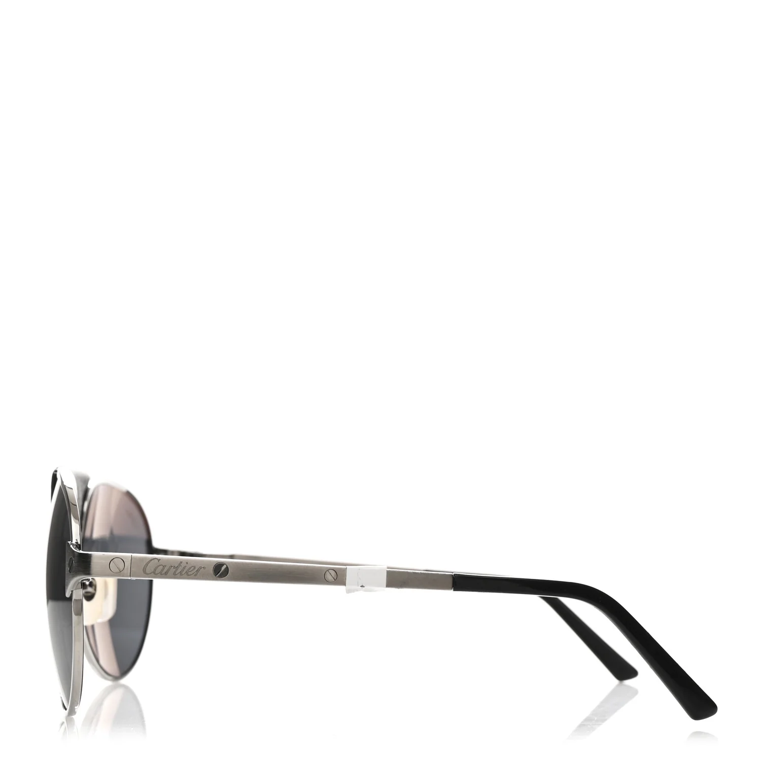 Santos de Cartier Sunglasses CT0034S Black - Image 3