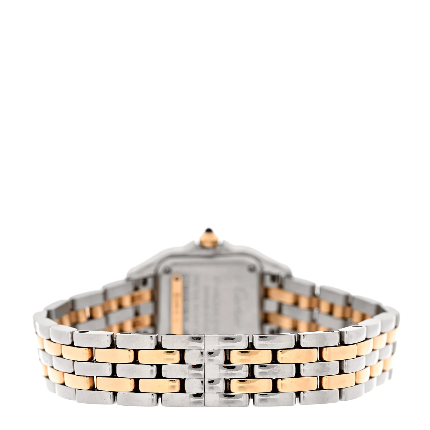 Stainless Steel 18K Yellow Gold 23mm Panthere Quartz Watch - Image 3