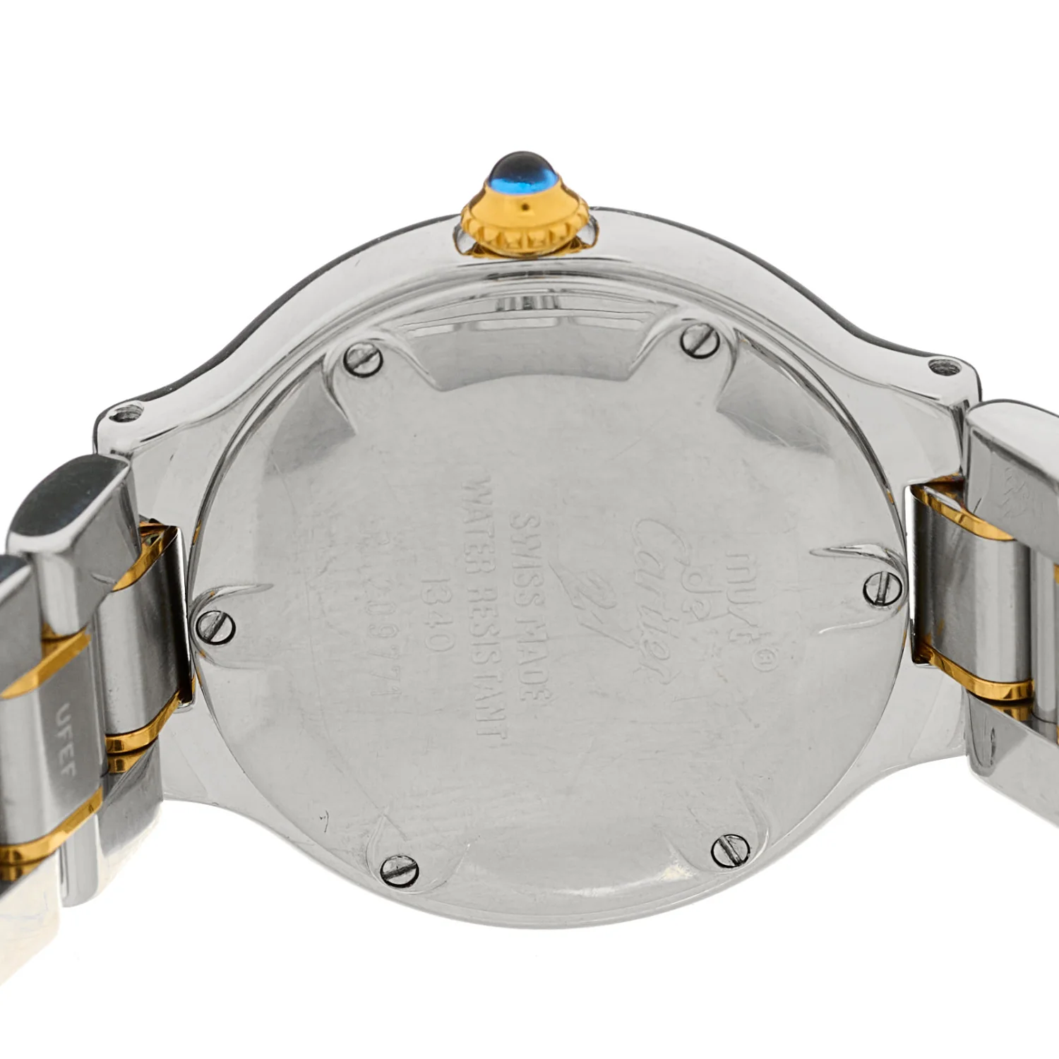 Stainless Steel 18K Yellow Gold 28mm Must de 21 Quartz Watch - Image 4