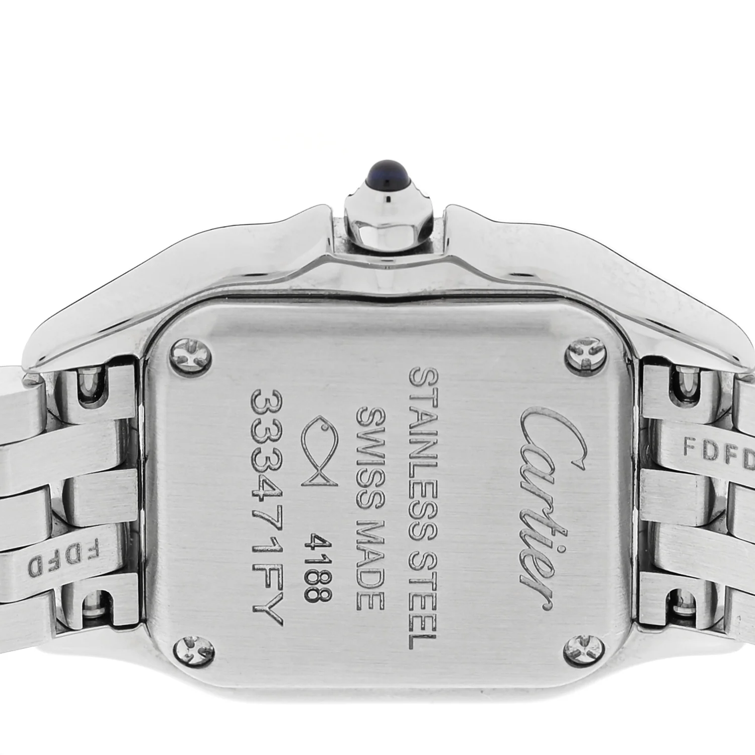 Stainless Steel 19mm Panthere Quartz Watch - Image 4