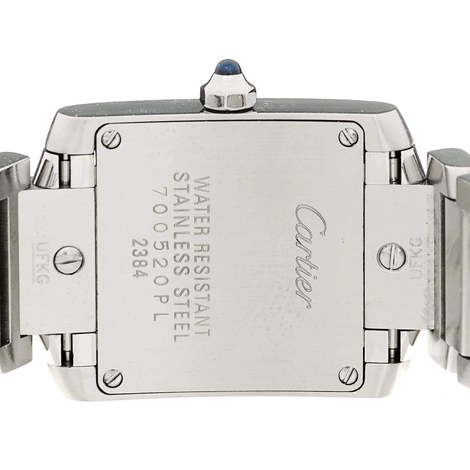 Stainless Steel 20mm Tank Francaise Quartz Watch - Image 4