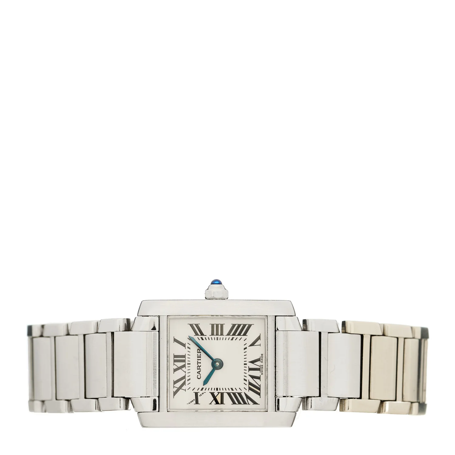 Stainless Steel 20mm Tank Francaise Quartz Watch - Image 2