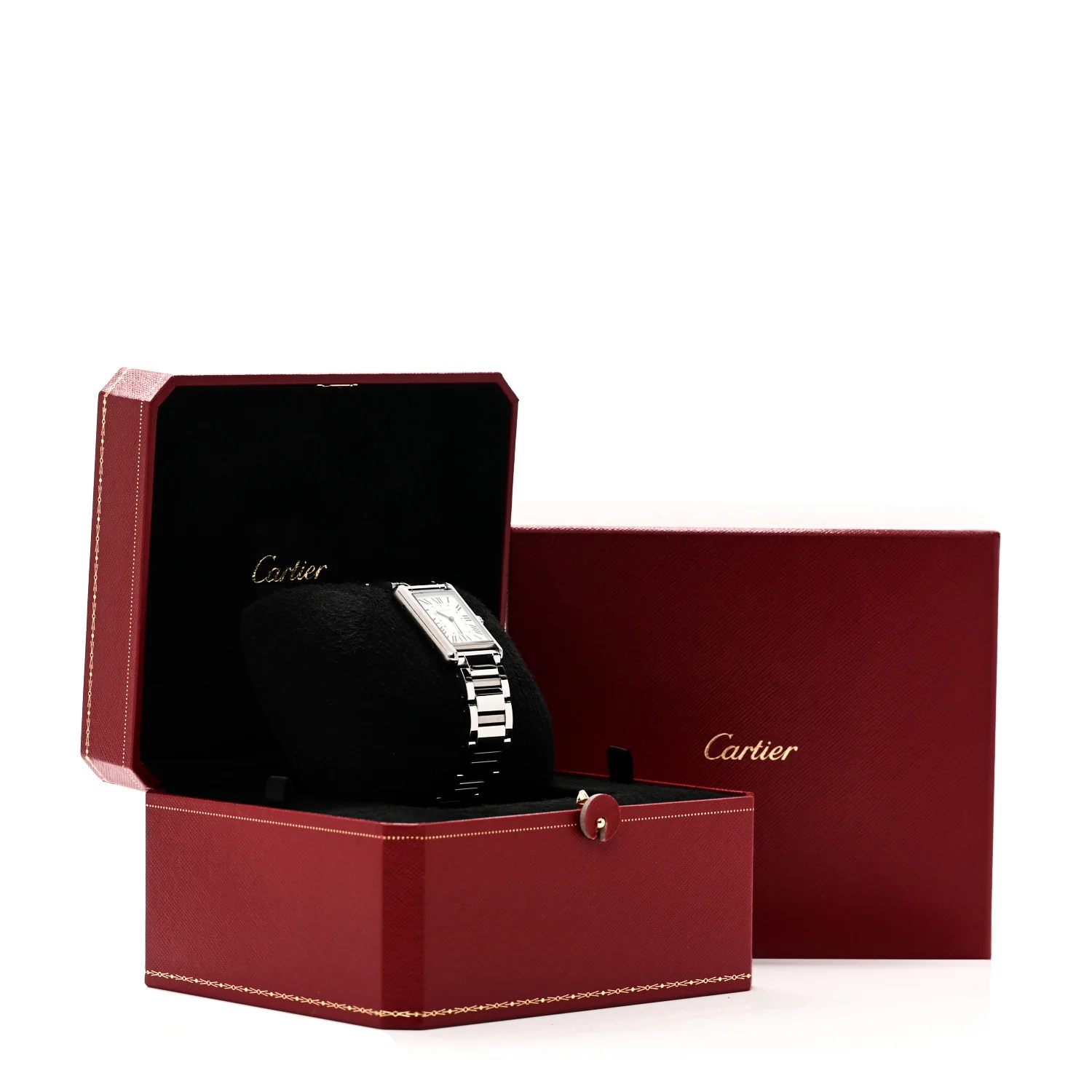 Stainless Steel 25mm Must de Cartier Tank Quartz Watch - Image 5