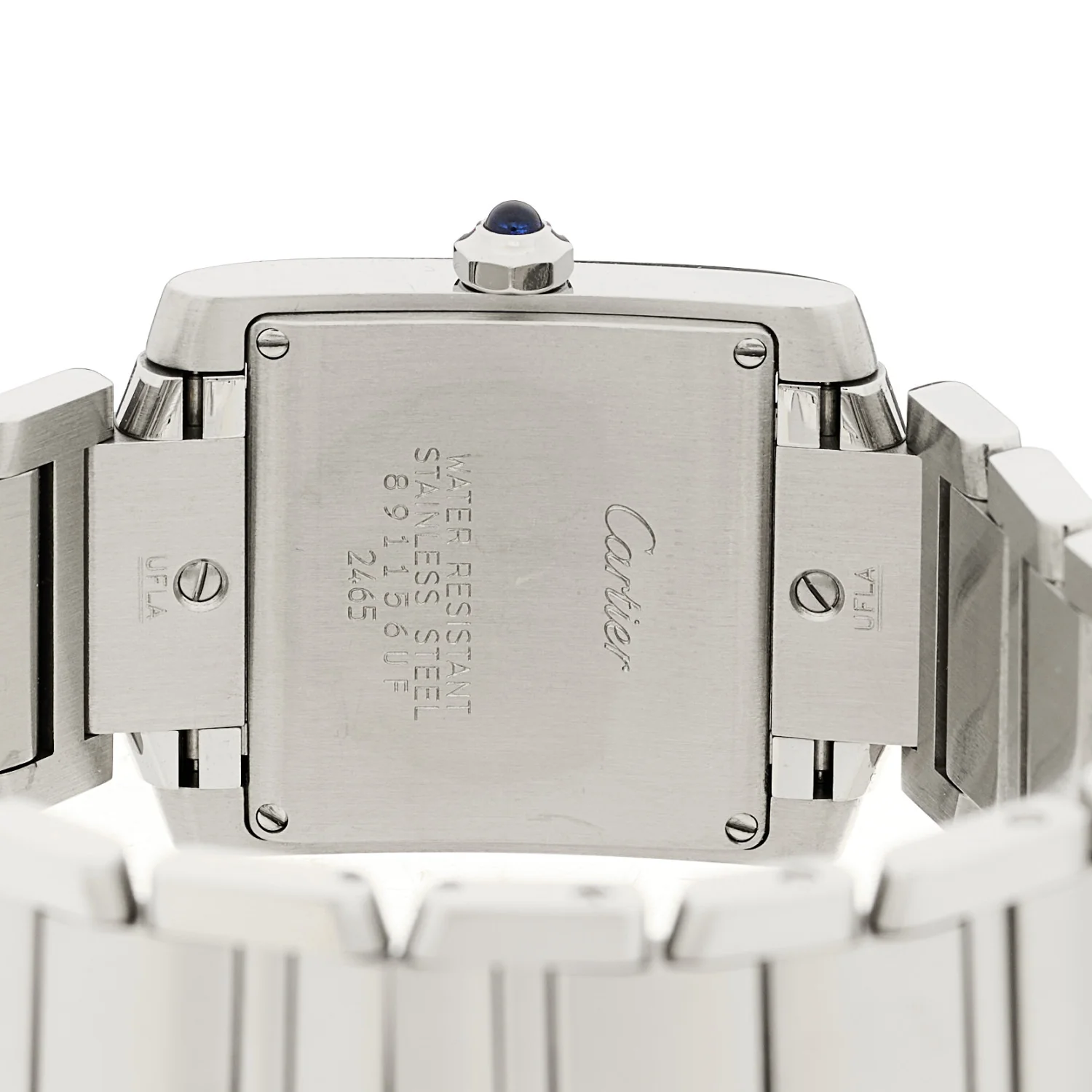 Stainless Steel 25mm Tank Francaise Quartz Watch - Image 4