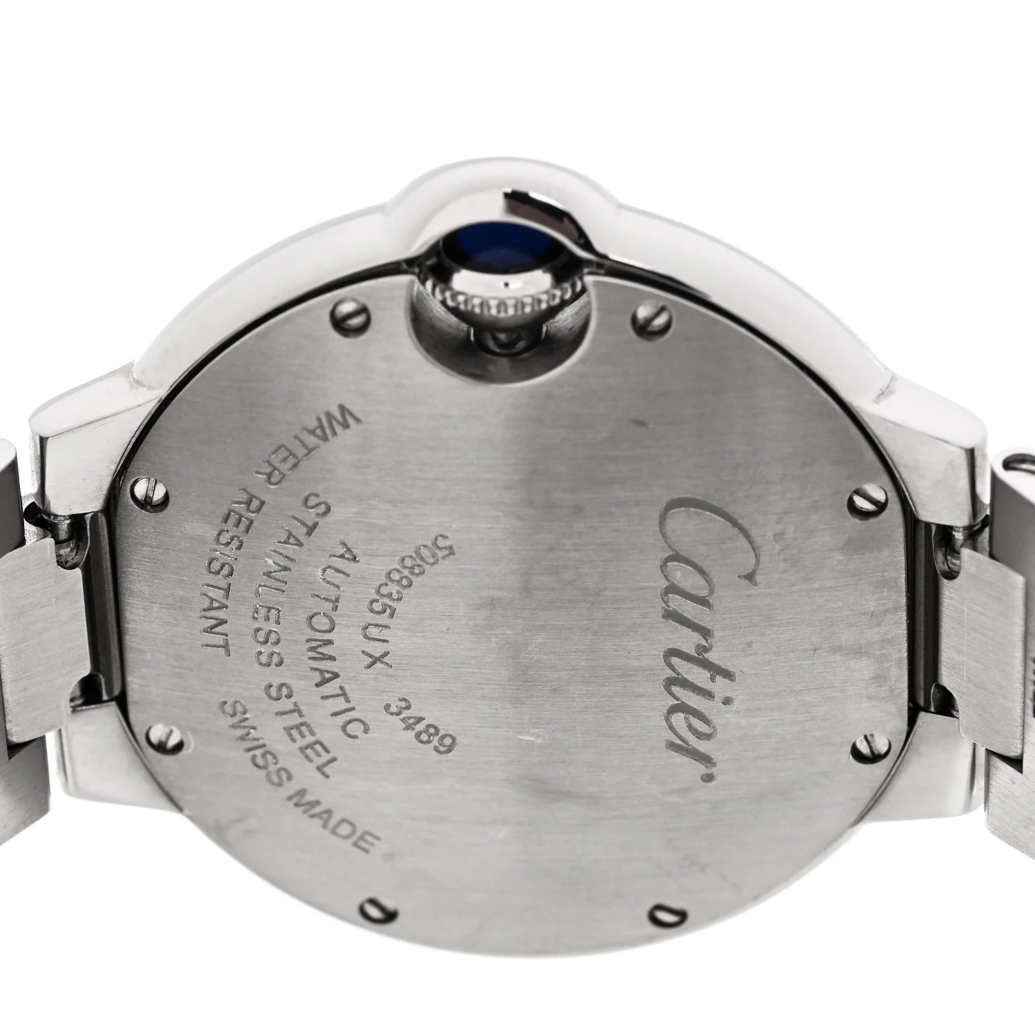 Stainless Steel 33mm Ballon Bleu De Cartier Automatic Watch - Image 4