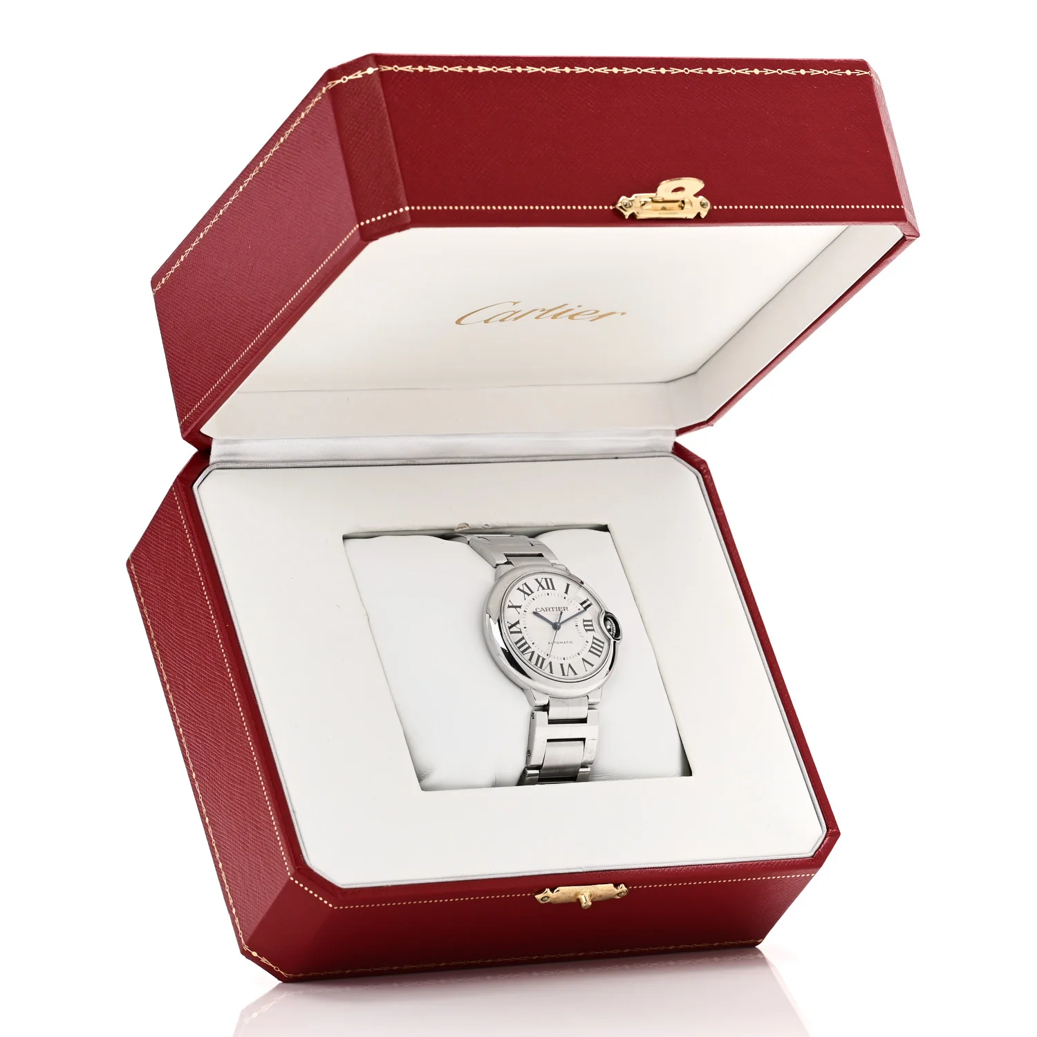Stainless Steel 36mm Ballon Bleu De Cartier Automatic Watch - Image 5