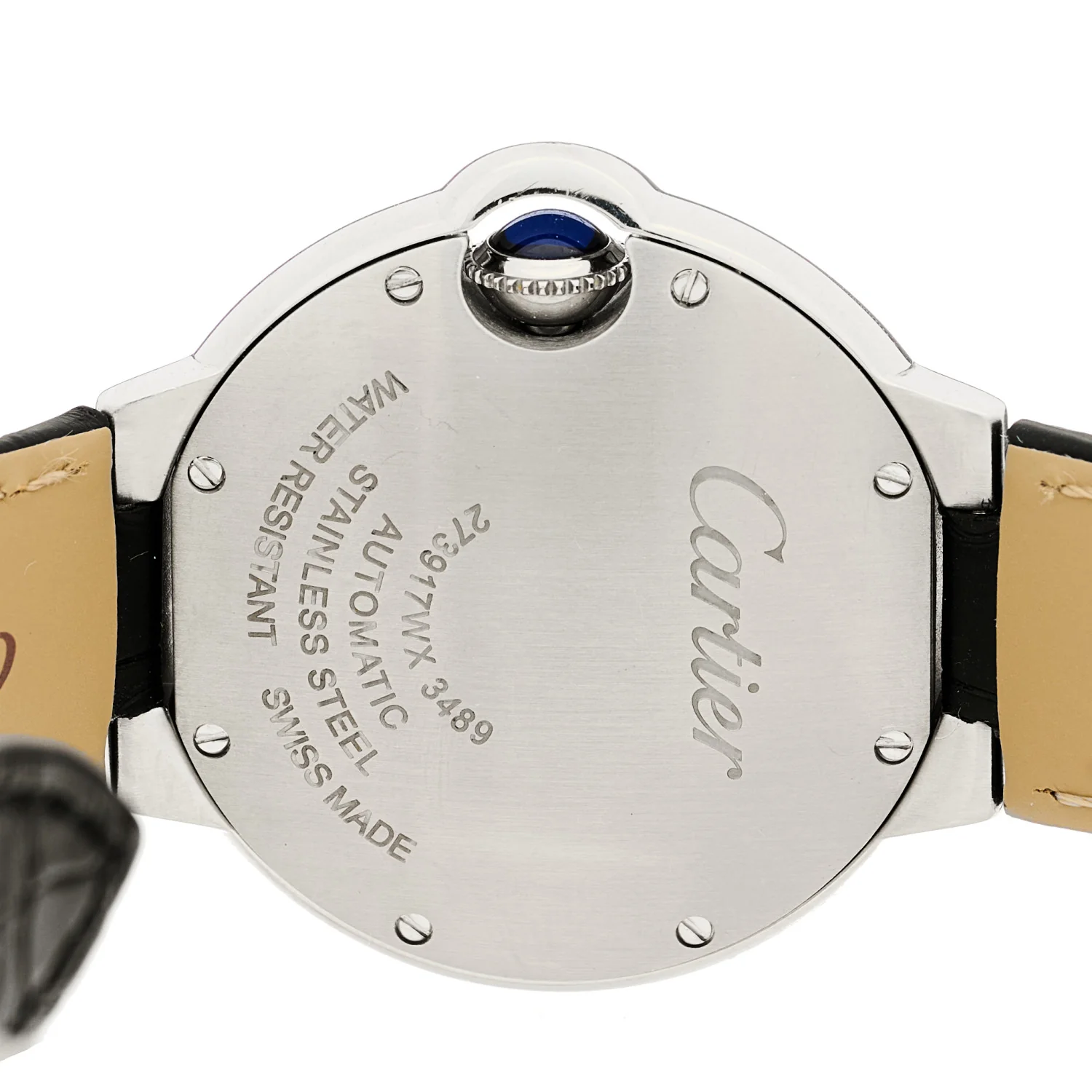 Stainless Steel Alligator 33mm Ballon Bleu De Cartier Automatic Watch - Image 4
