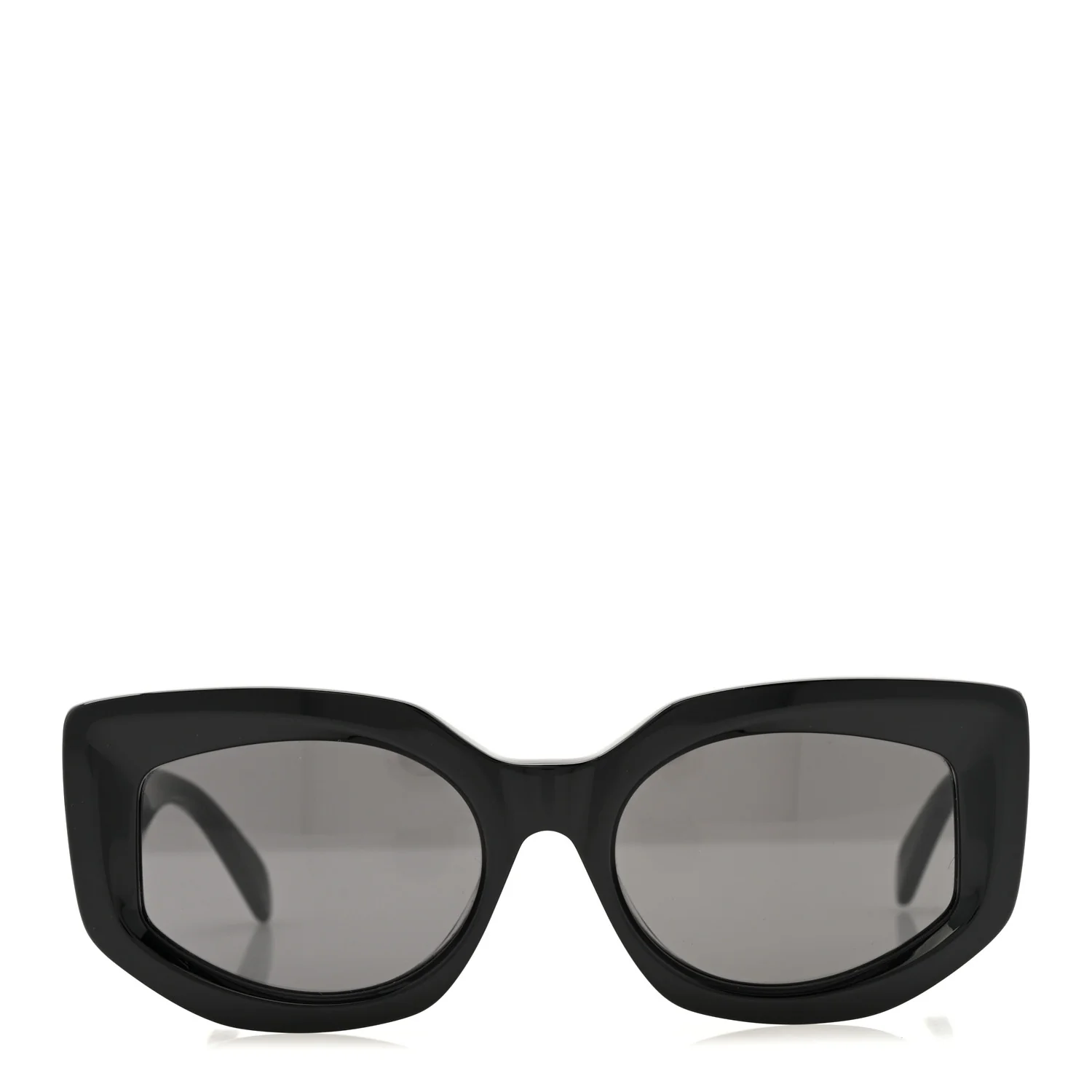 Acetate Bold 3 Dots Sunglasses CL40277F Black - Image 4