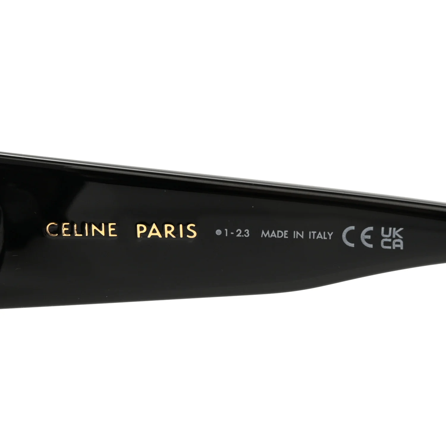 Acetate Bold 3 Dots Sunglasses CL40277F Black - Image 9