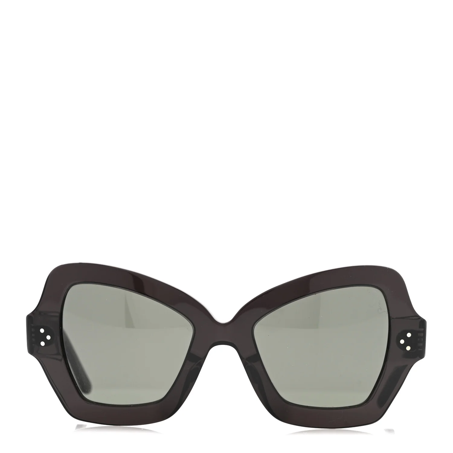 Acetate Butterfly Sunglasses CL 40067I Black - Image 2