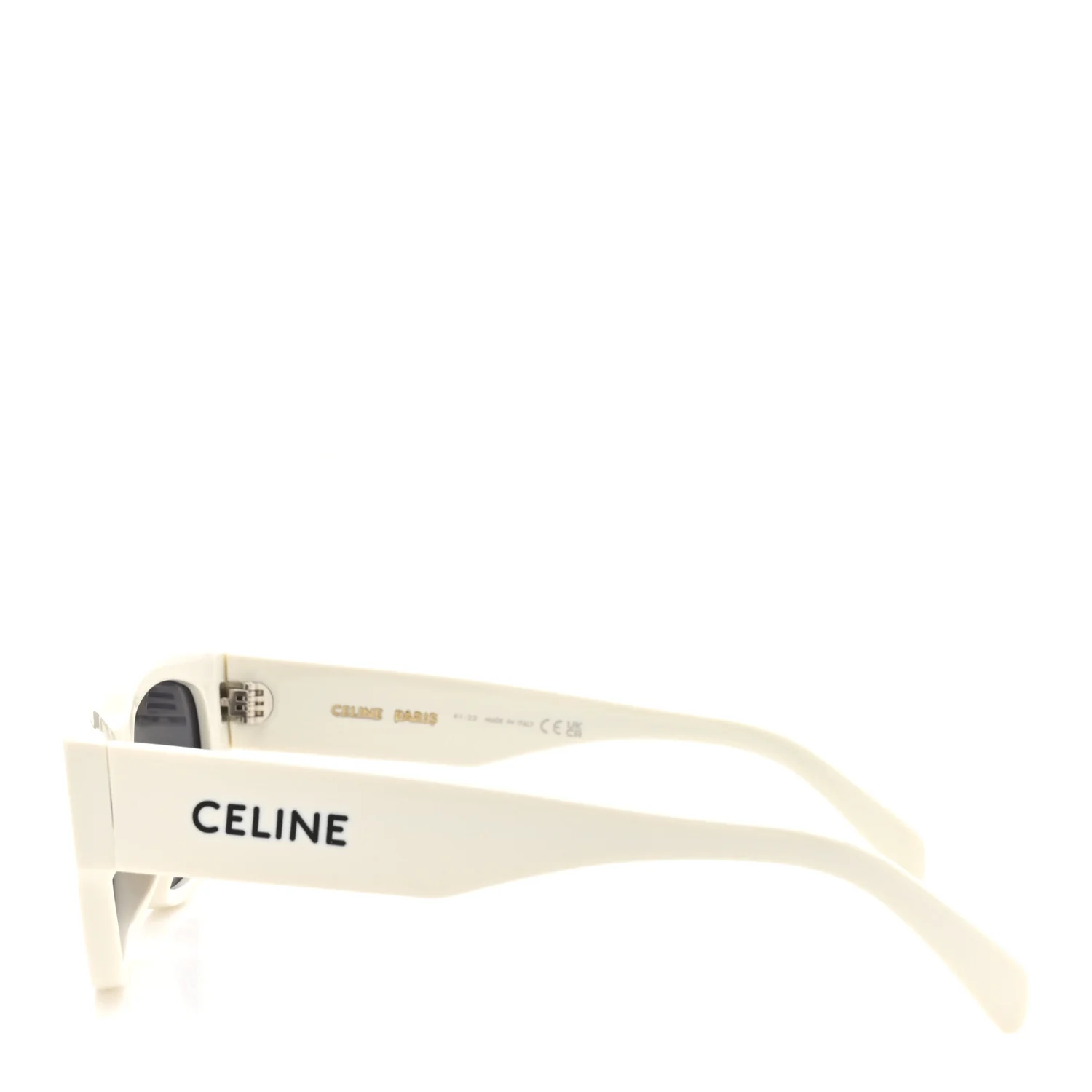 Acetate Cat Eye Sunglasses CL 40197U White - Image 3