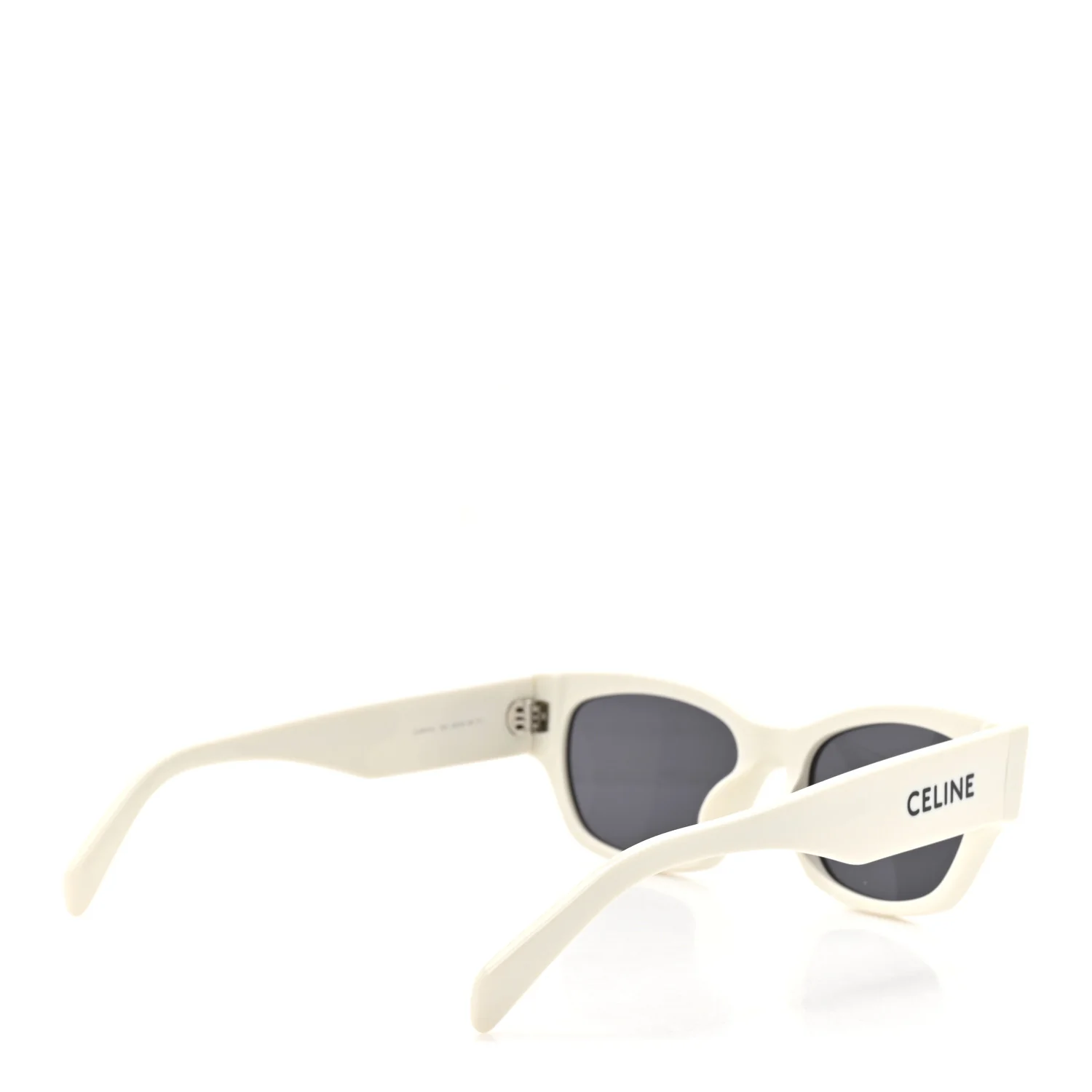 Acetate Cat Eye Sunglasses CL 40197U White - Image 4