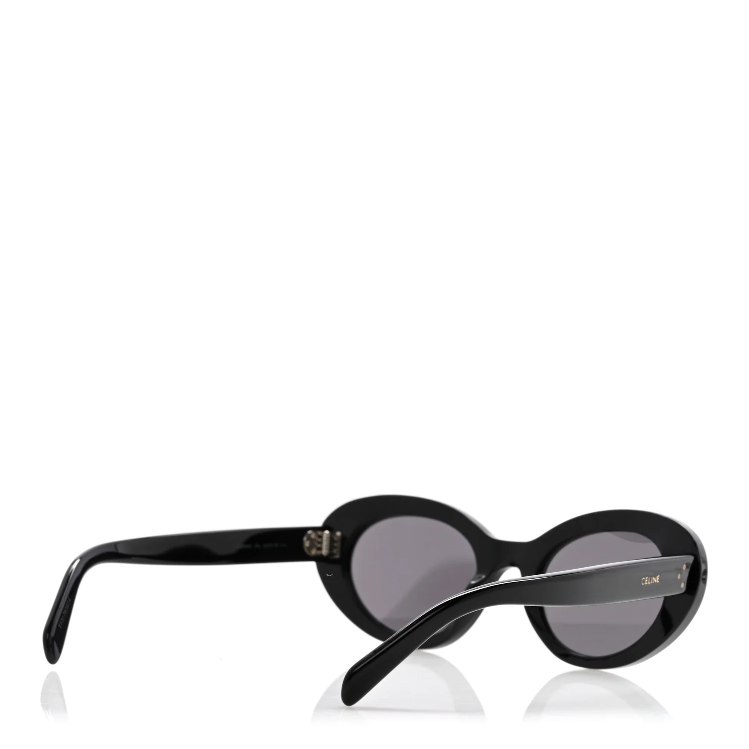 Acetate Cat Eye Sunglasses CL401931 Black - Image 4