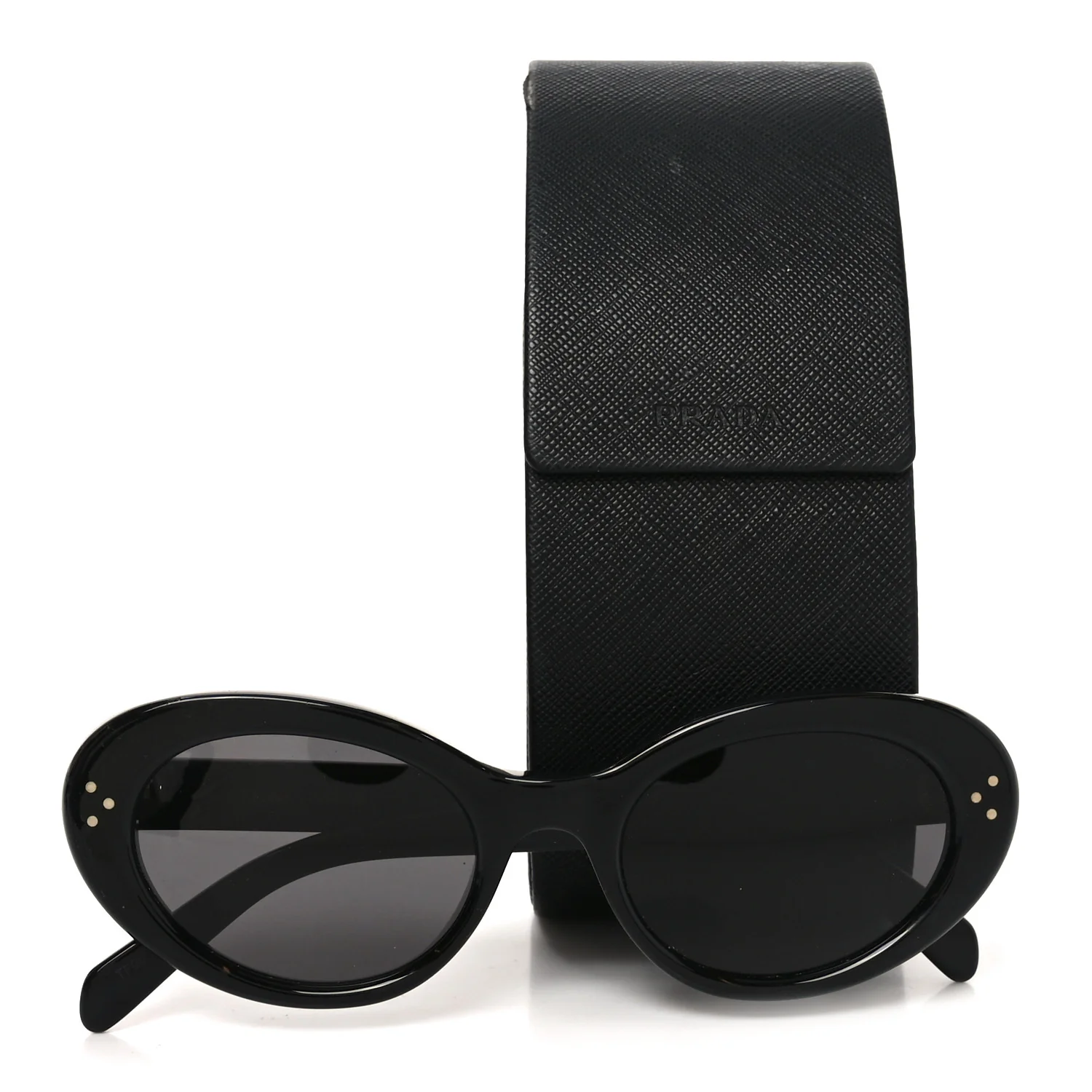 Acetate Cat Eye Sunglasses CL401931 Black - Image 7