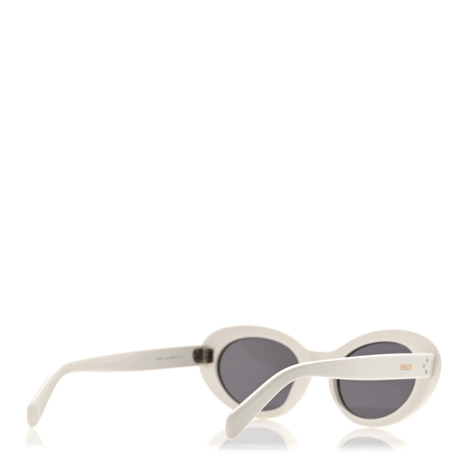 Acetate Cat Eye Sunglasses CL401931 White - Image 4