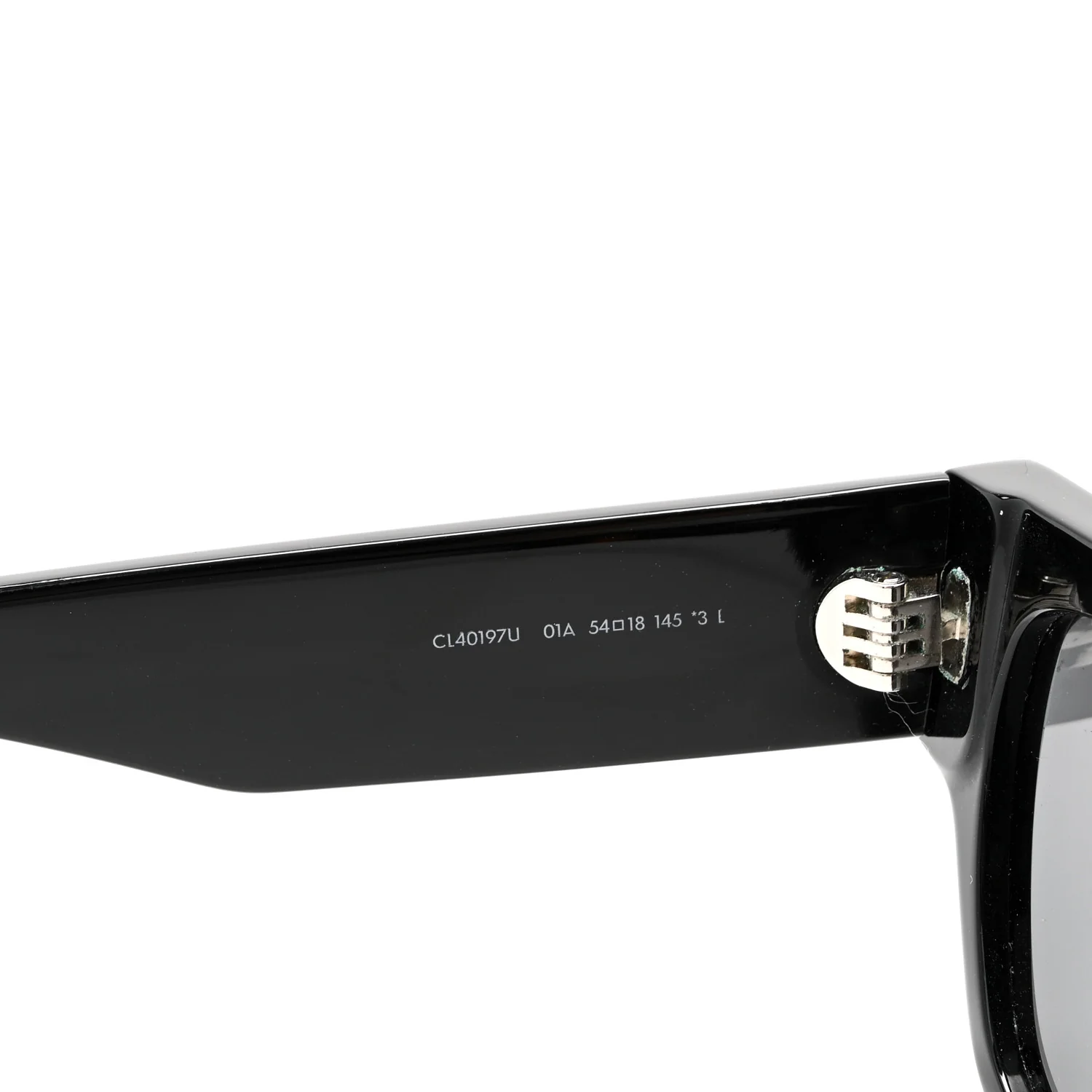 Acetate Cat Eye Sunglasses CL40197U Black - Image 6