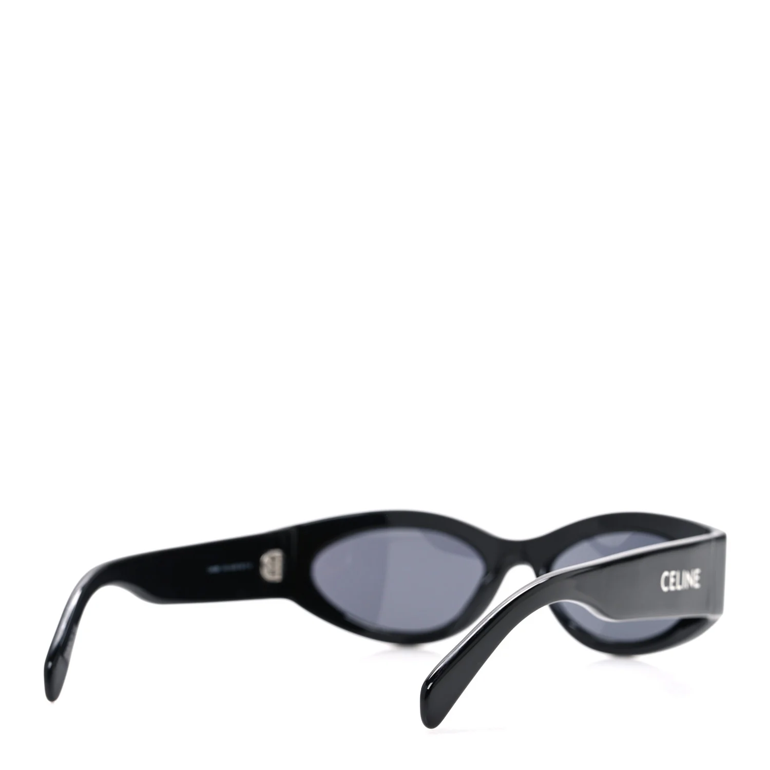 Acetate Monochroms Cat Eye Sunglasses CL40288I Black - Image 4