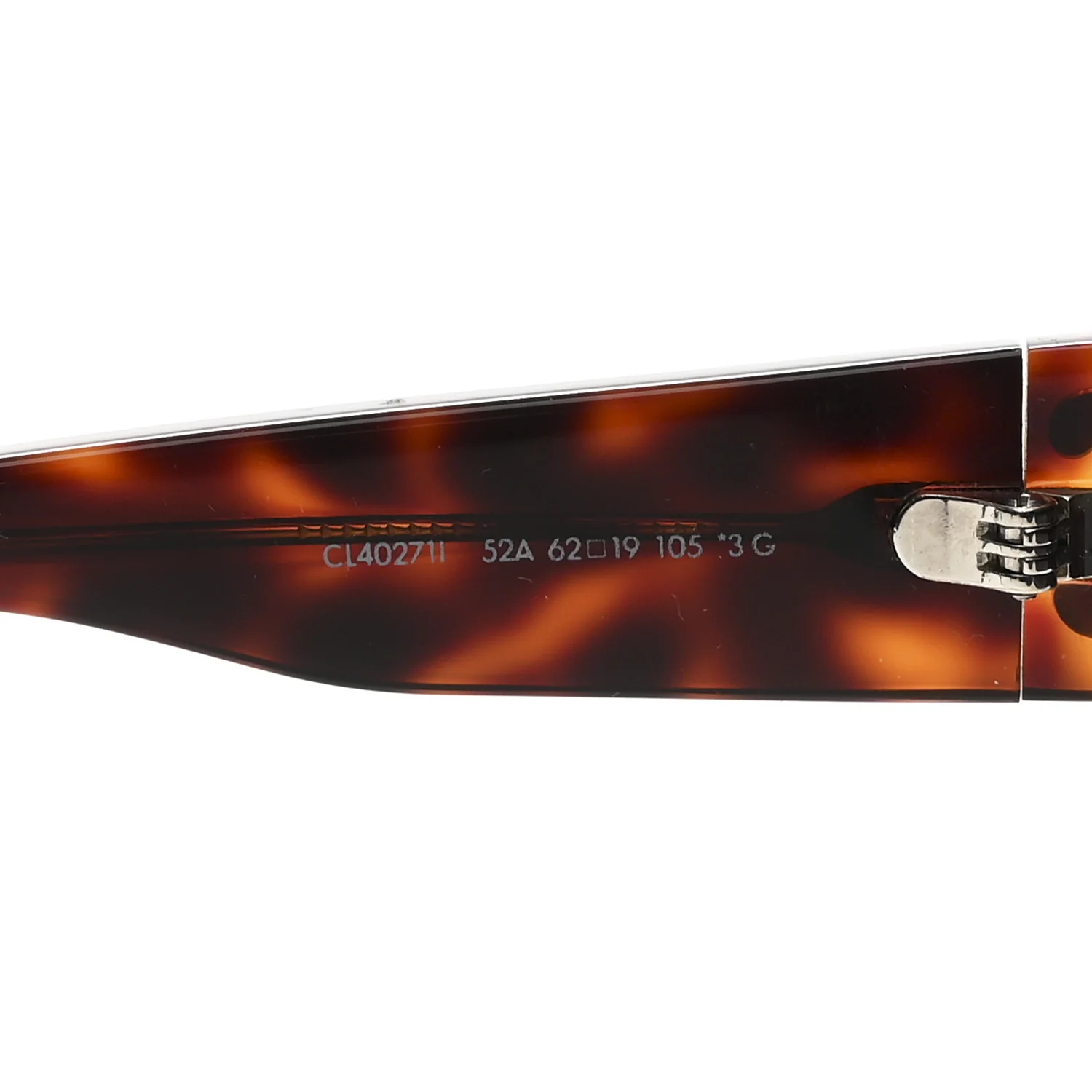 Acetate Round Sunglasses CL40271I Havana - Image 6