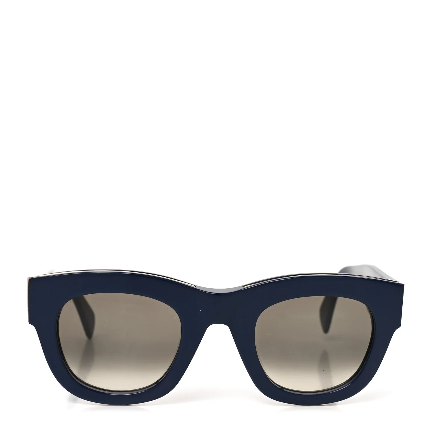 Acetate Strat Brow Sunglasses CL41095/S Blue - Image 2