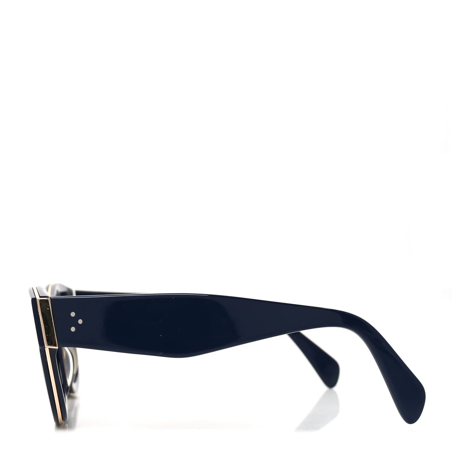 Acetate Strat Brow Sunglasses CL41095/S Blue - Image 3