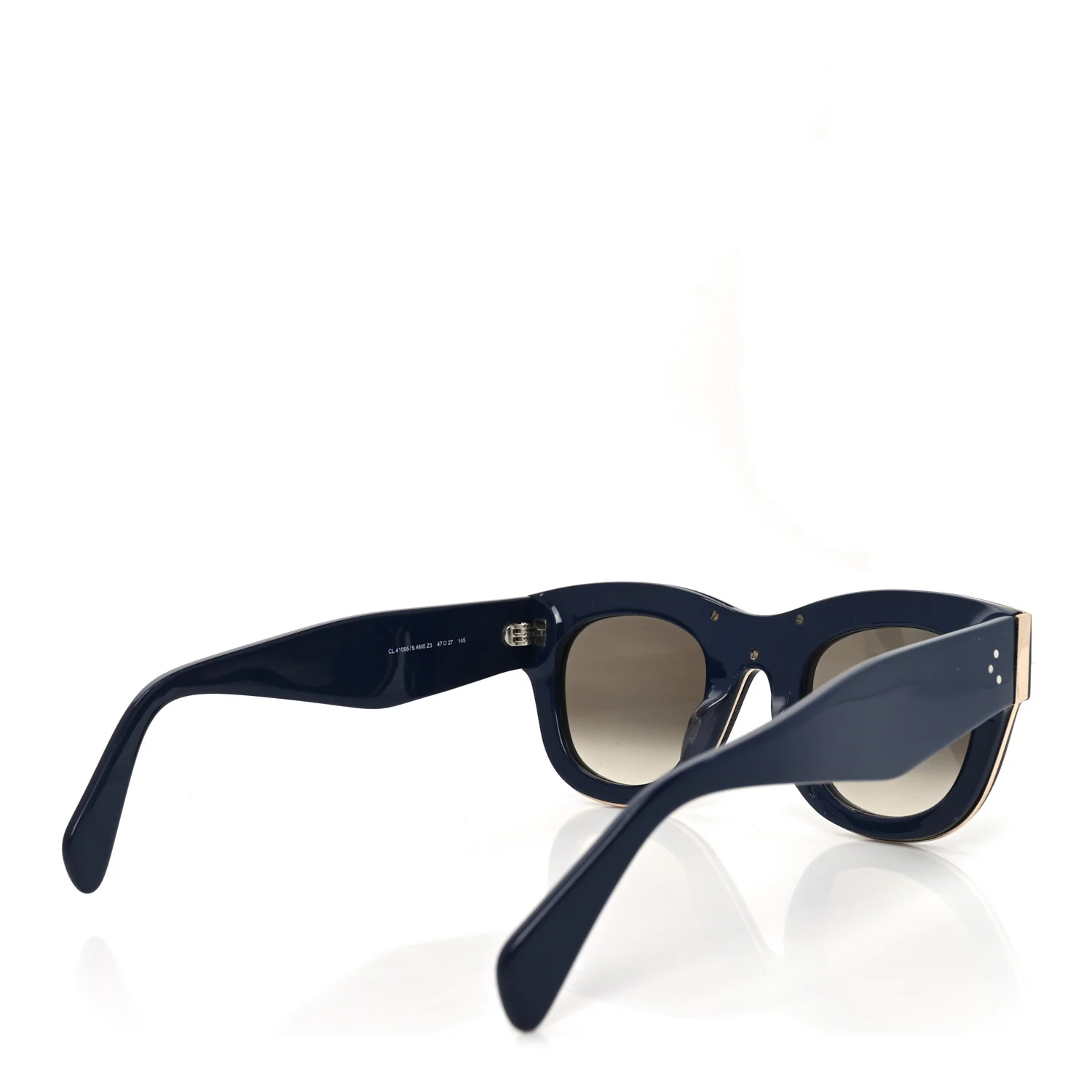 Acetate Strat Brow Sunglasses CL41095/S Blue - Image 4