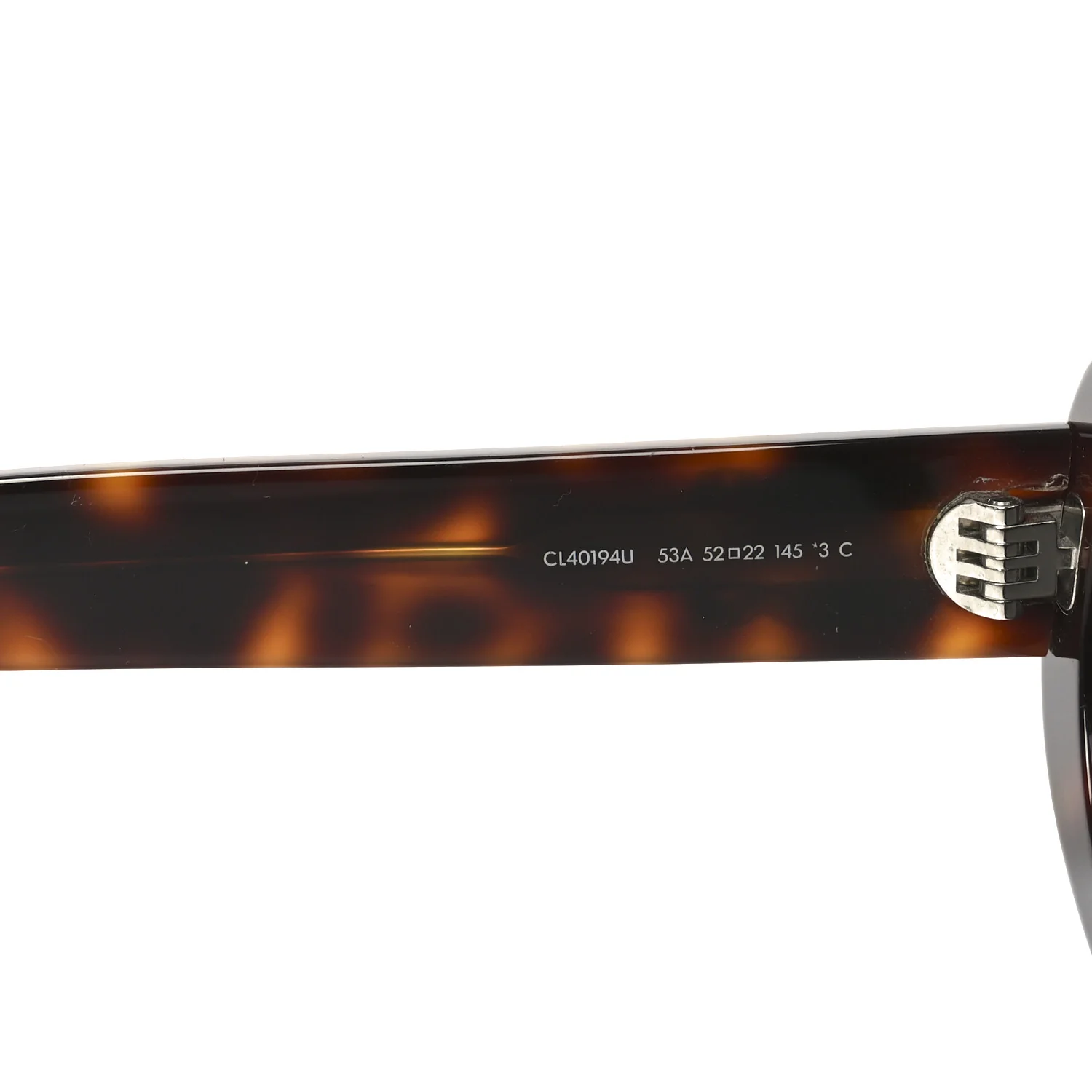 Acetate Triomphe 01 Sunglasses CL 40194U Tortoise - Image 6