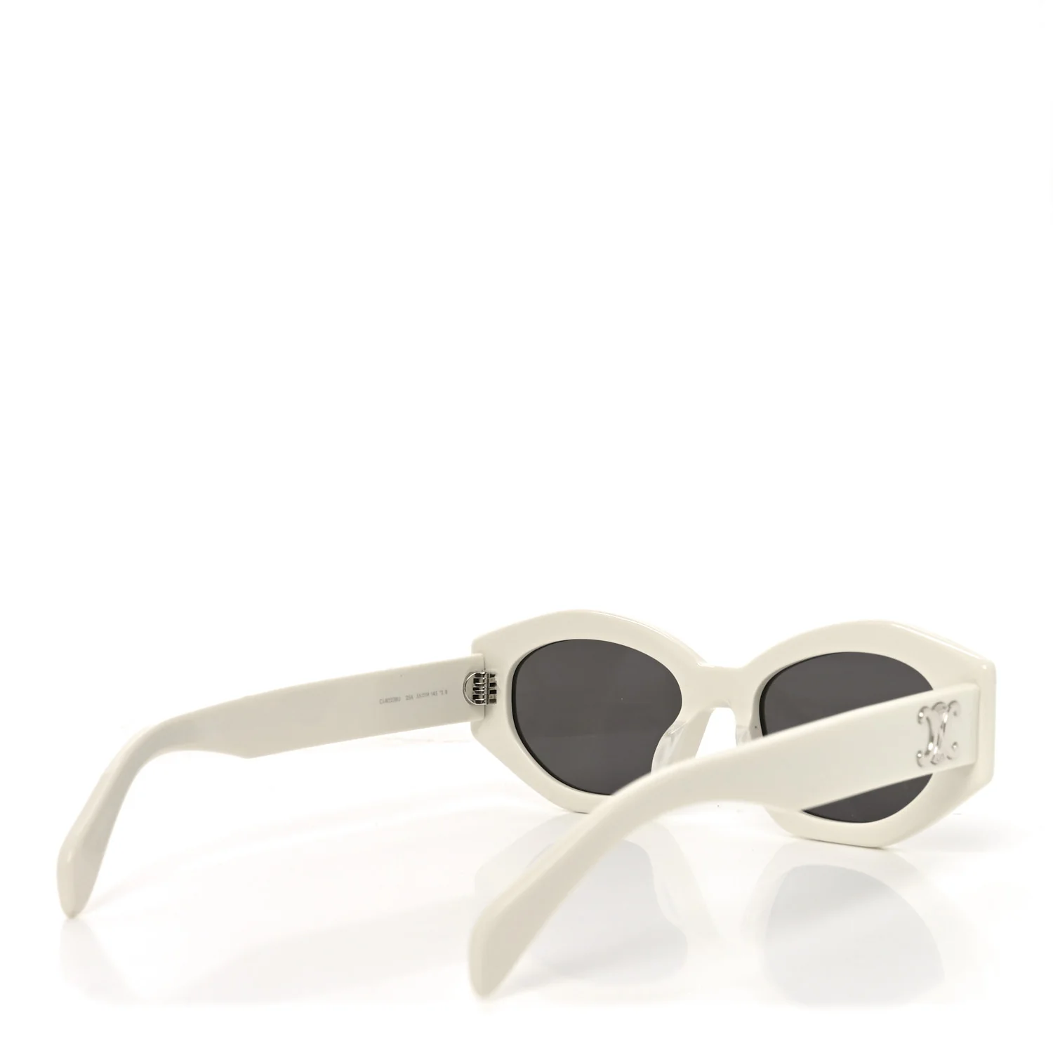 Acetate Triomphe 01 Sunglasses CL 40238U White - Image 4